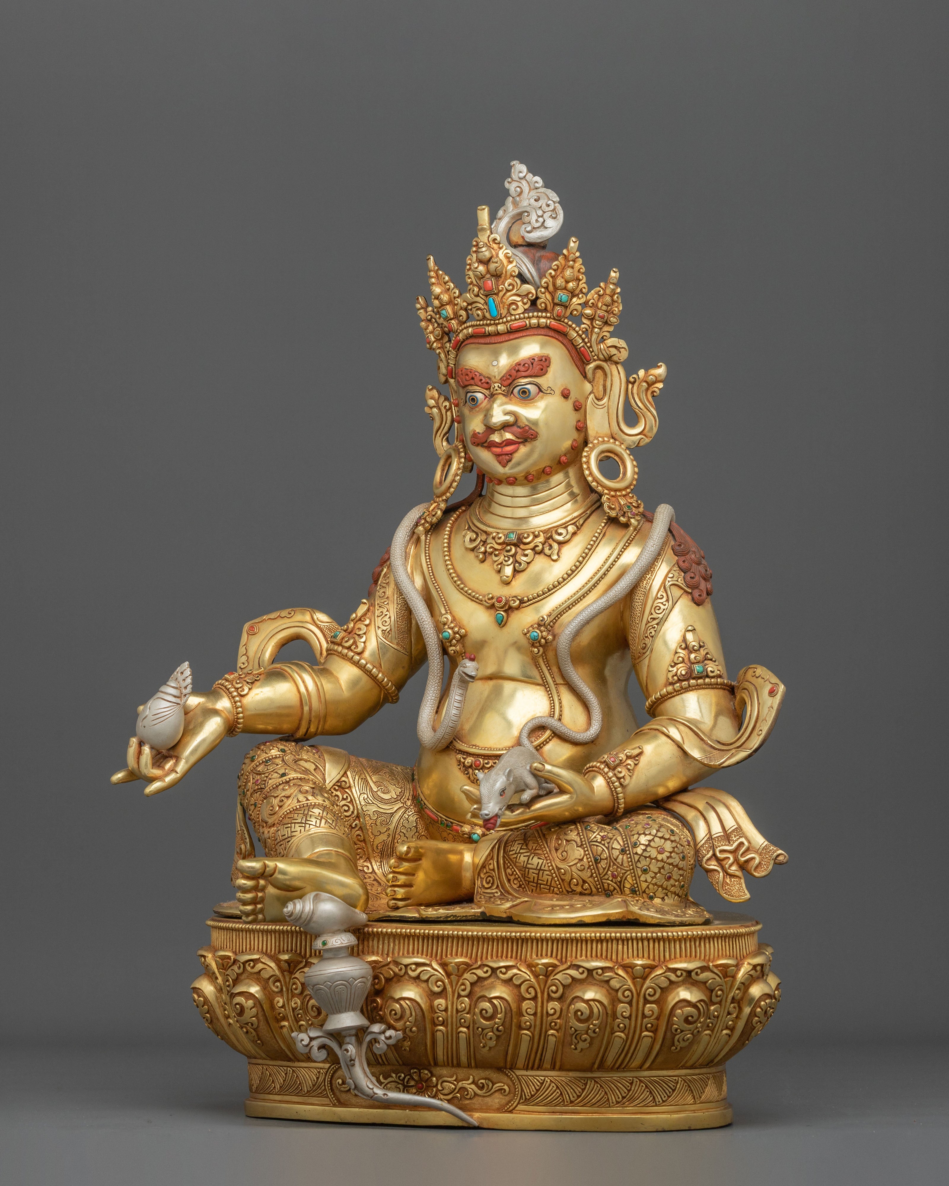 Traditional Himalayan Dzambhala Statue | Home Decor