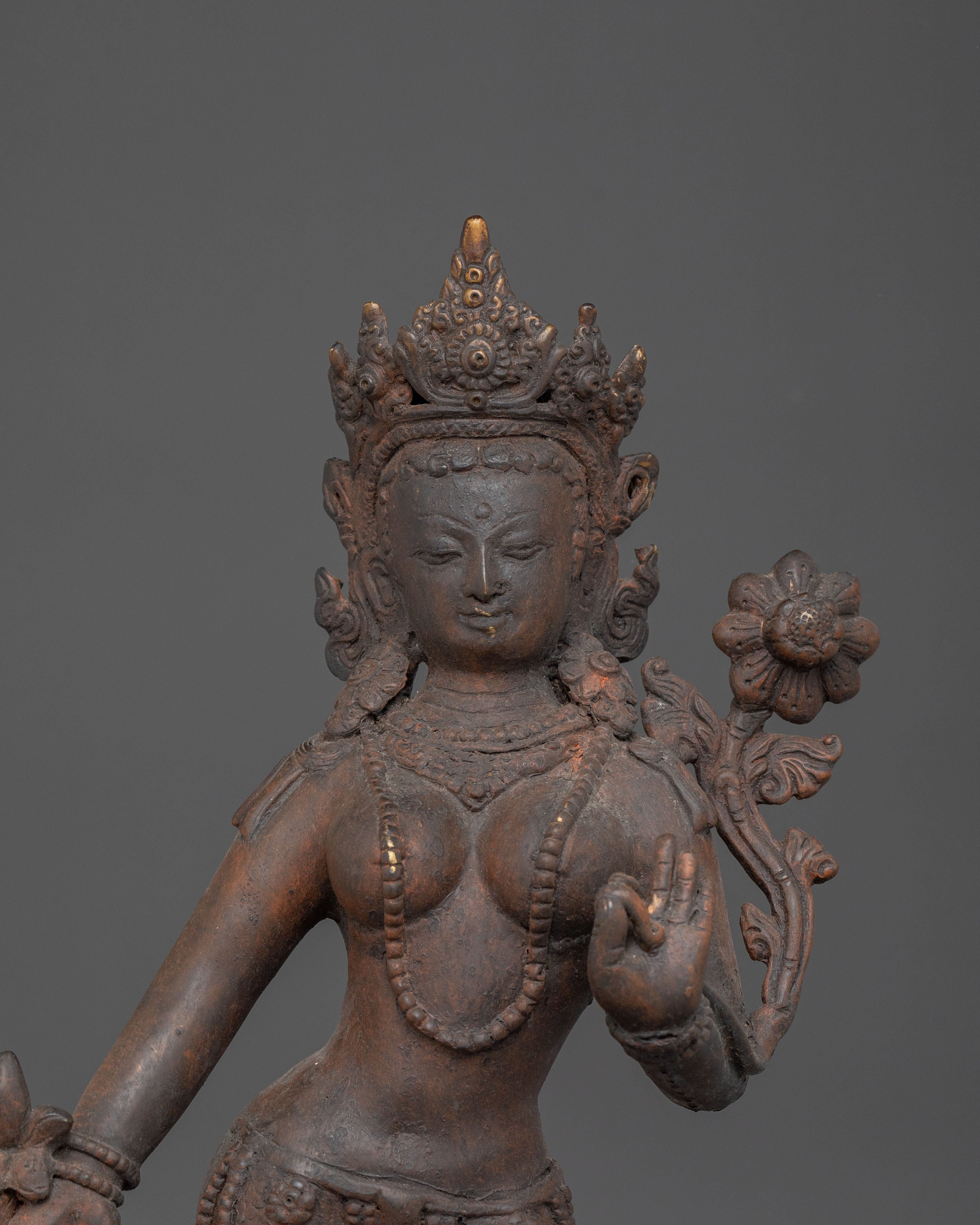 Standing Tara Blessing Statue | Goddess of Compassion