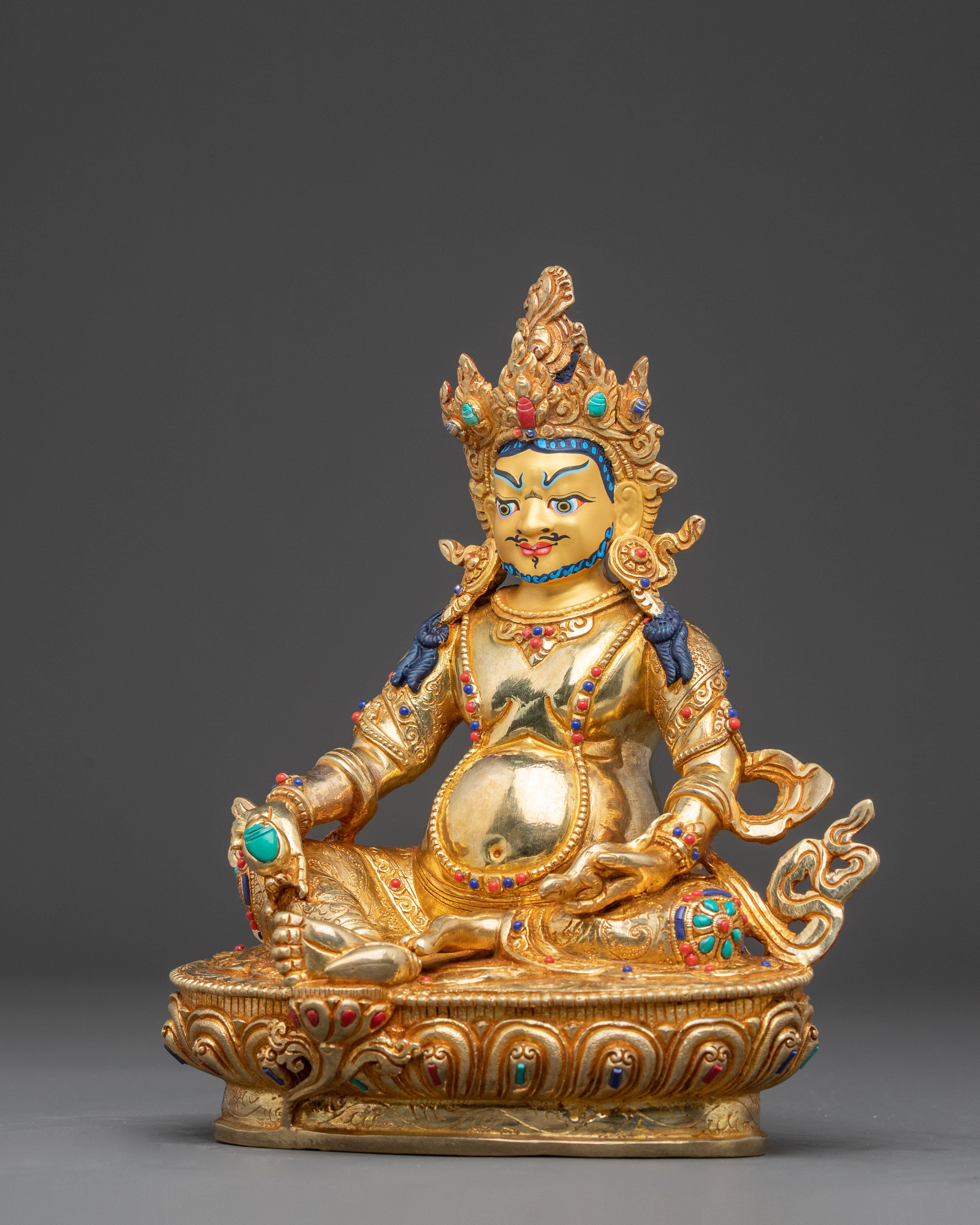 Dzambhala Statue: Promotes Quick Action and Generosity