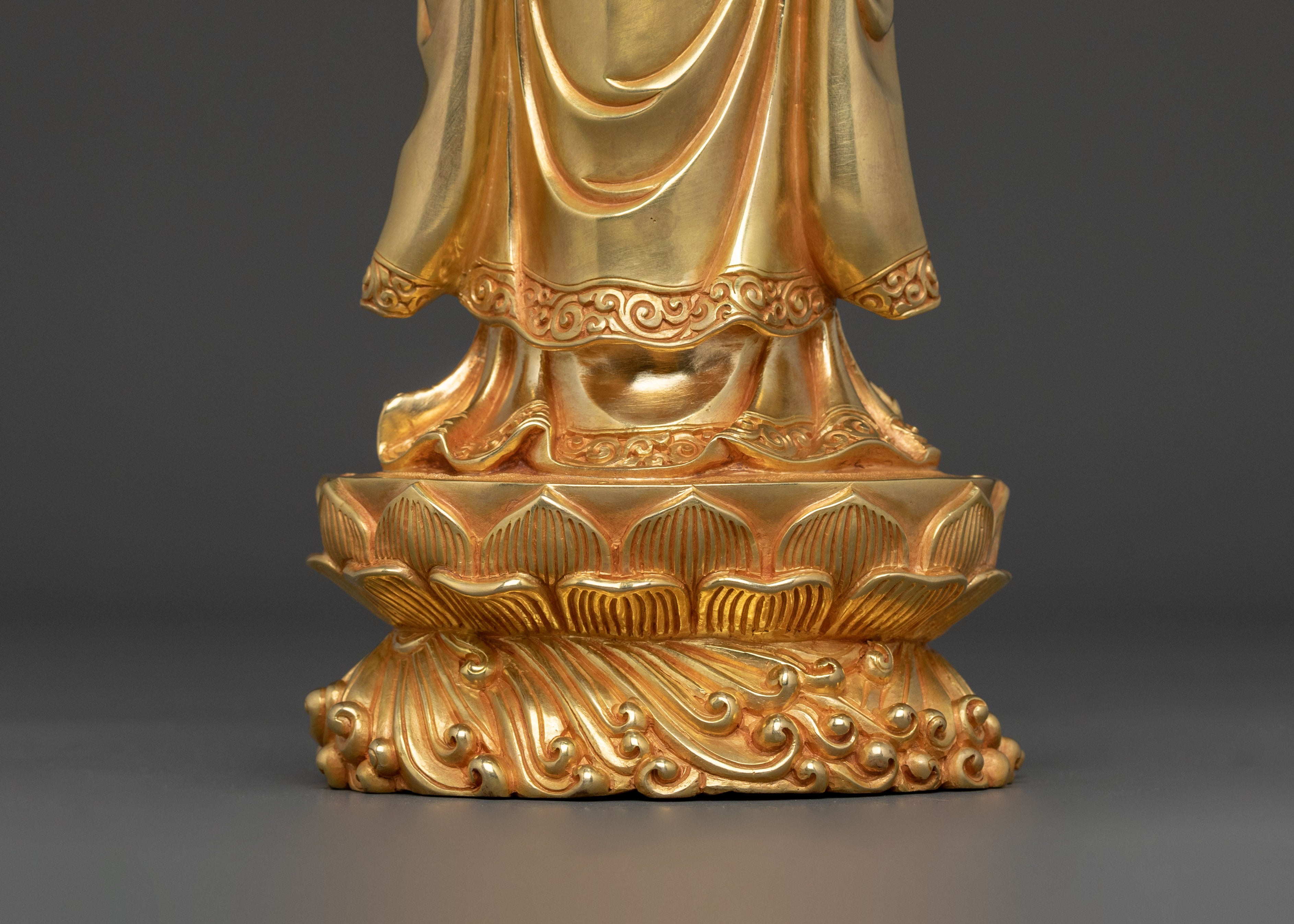 Standing Kshitigarbha Sacred Statue | Home Decor