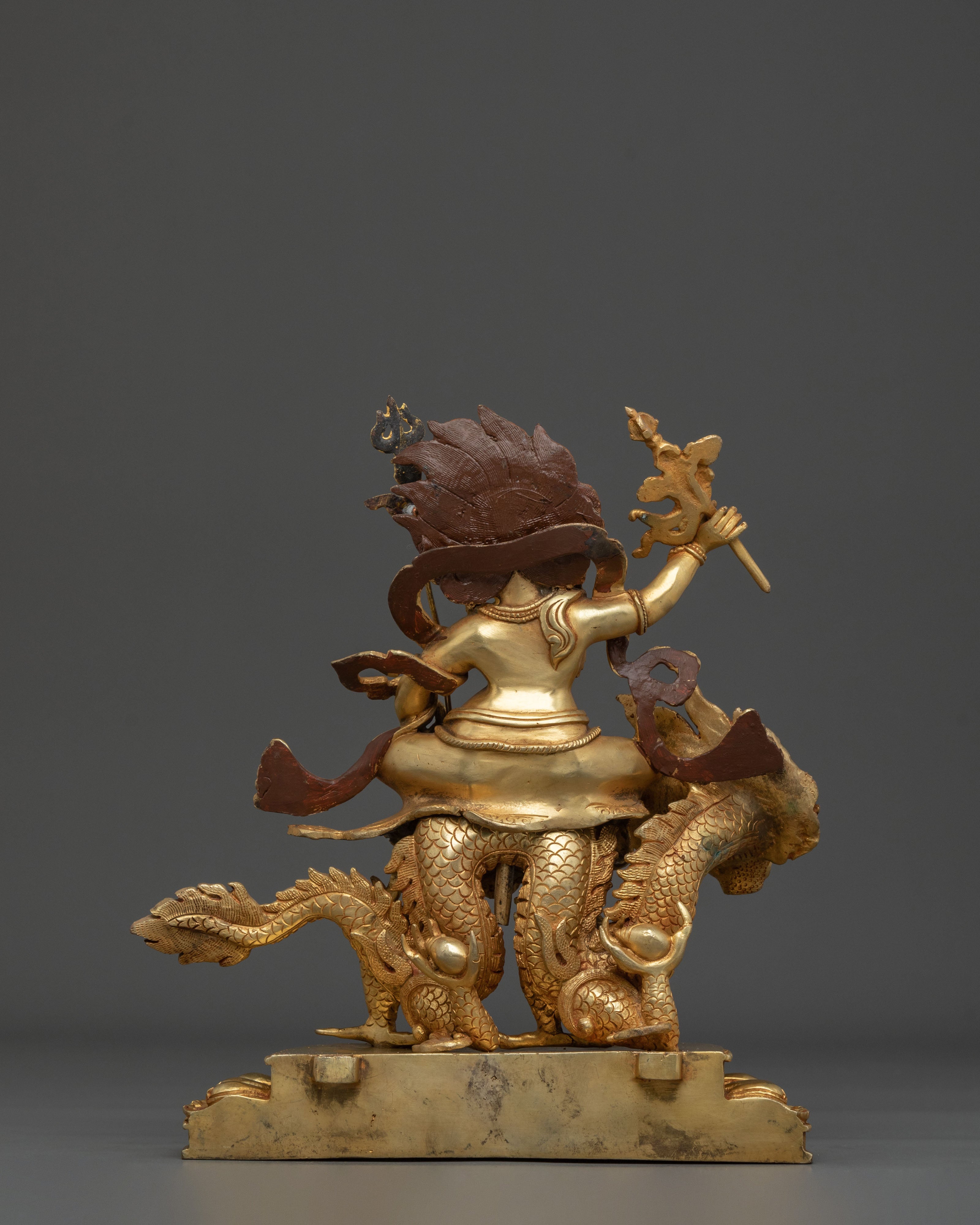 White Dzambhala Handcrafted Sculpture: Purity and Abundance
