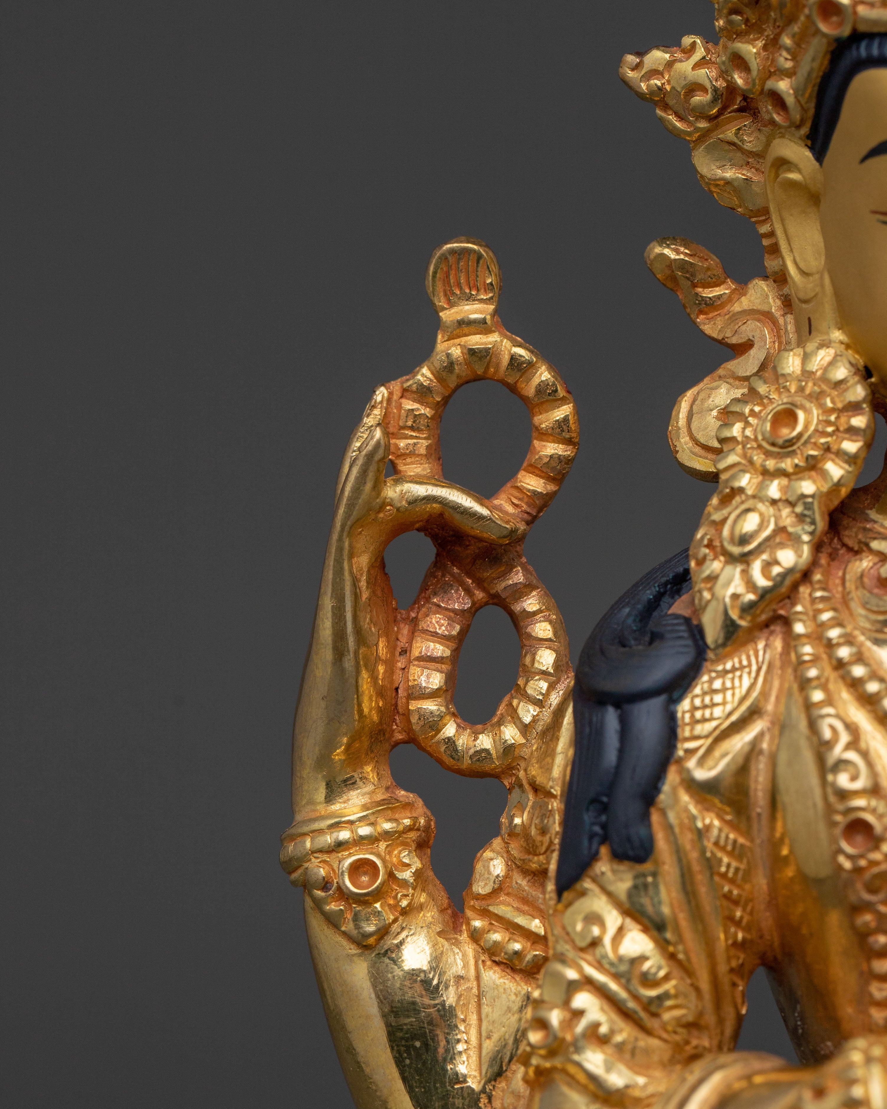Four Armed Chenrezig Spiritual Sculpture | Symbol of Compassion
