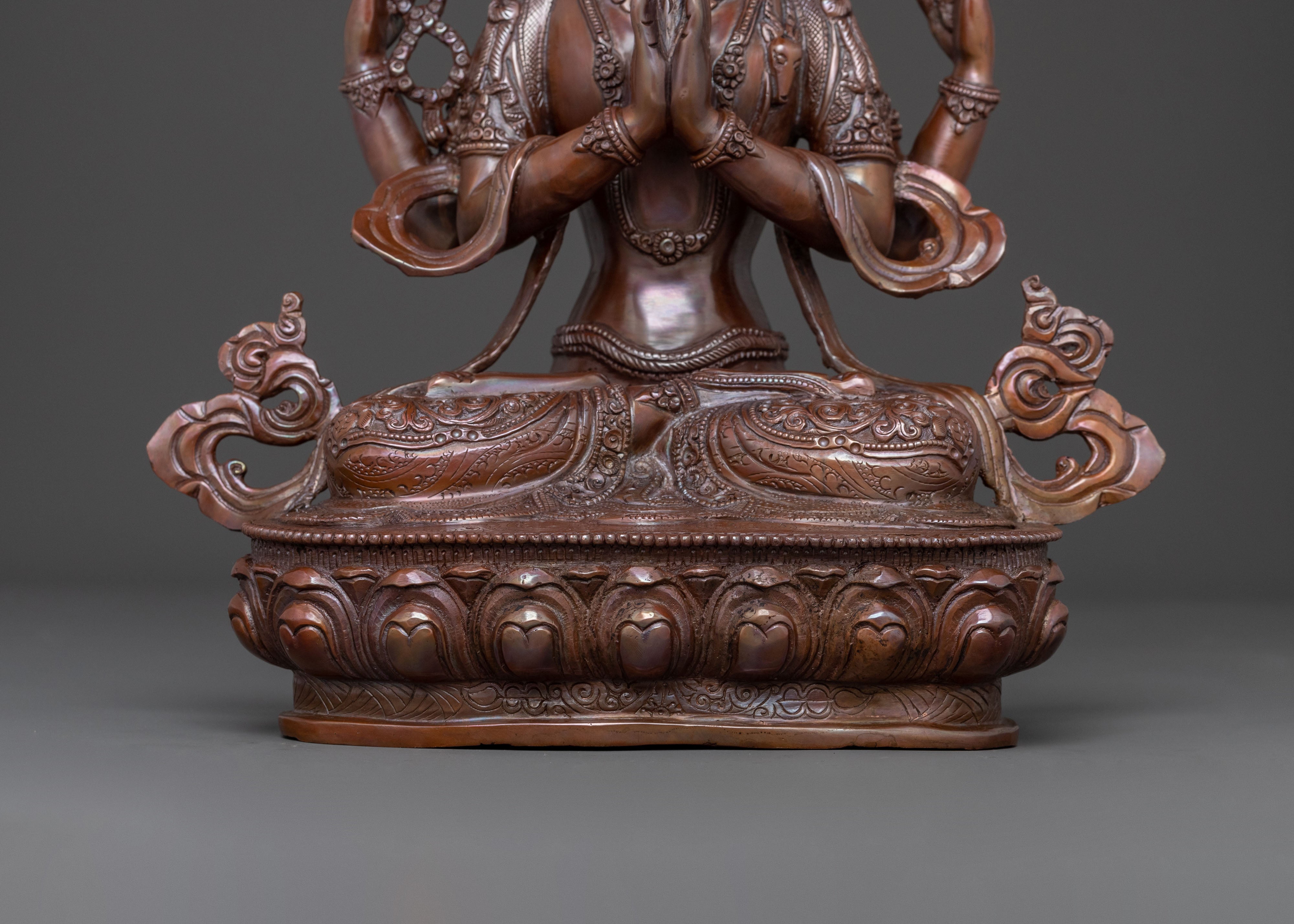 Four-Armed Chenrezig Figurine | Home Decor