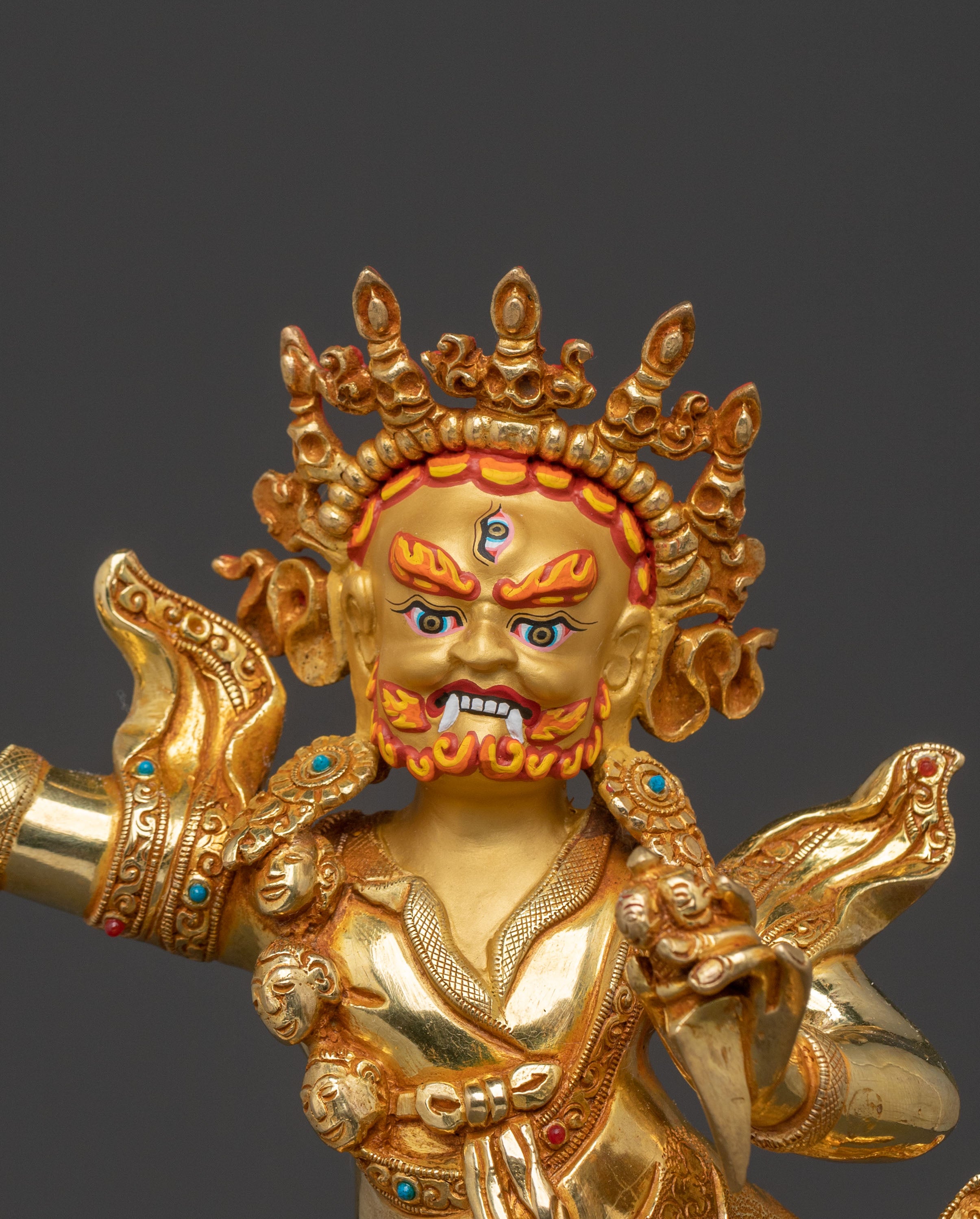 Dorje Drollo Sacred Figure | Wrathful Protector