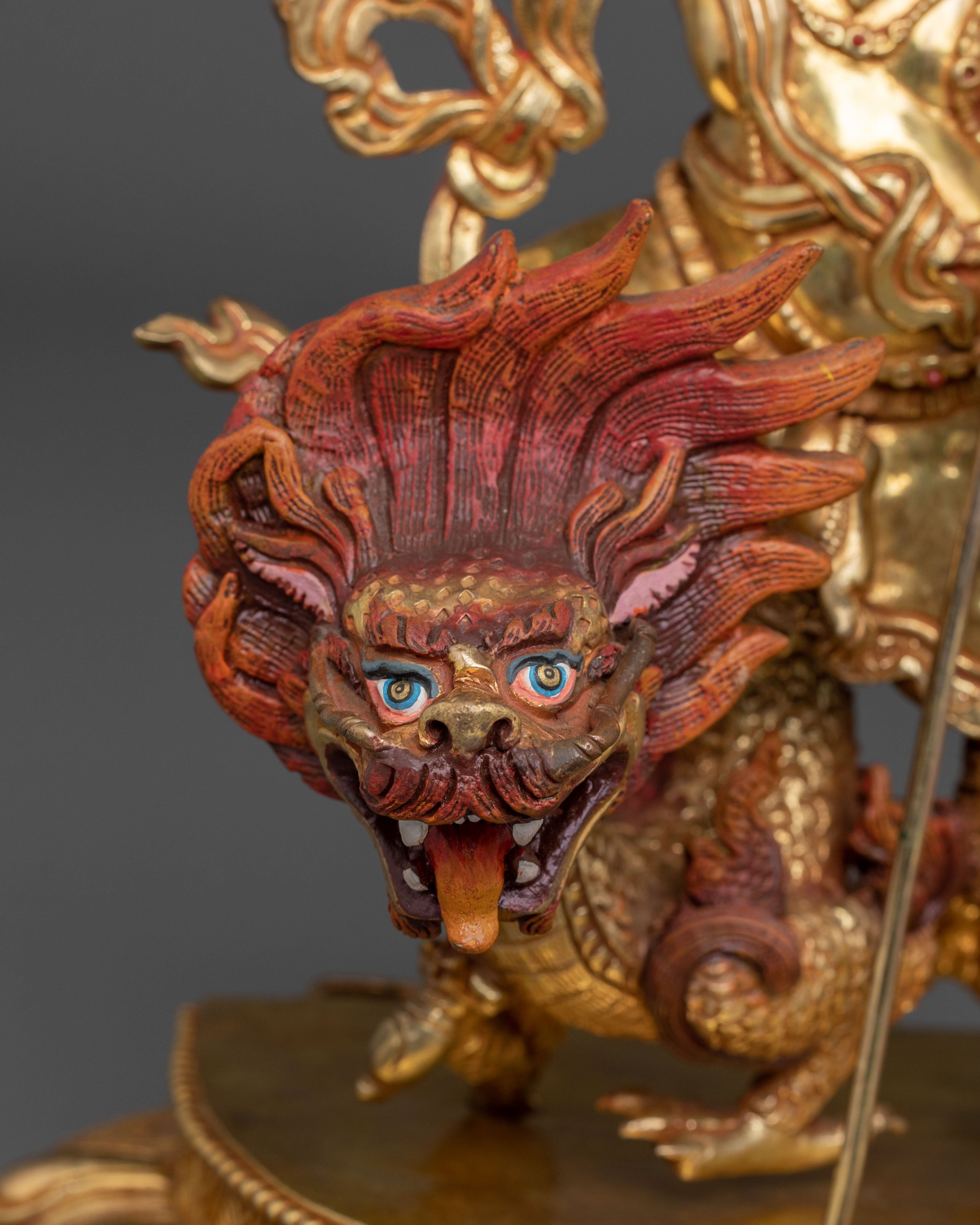 Sacred White Dzambhala Wealth Protector Statue