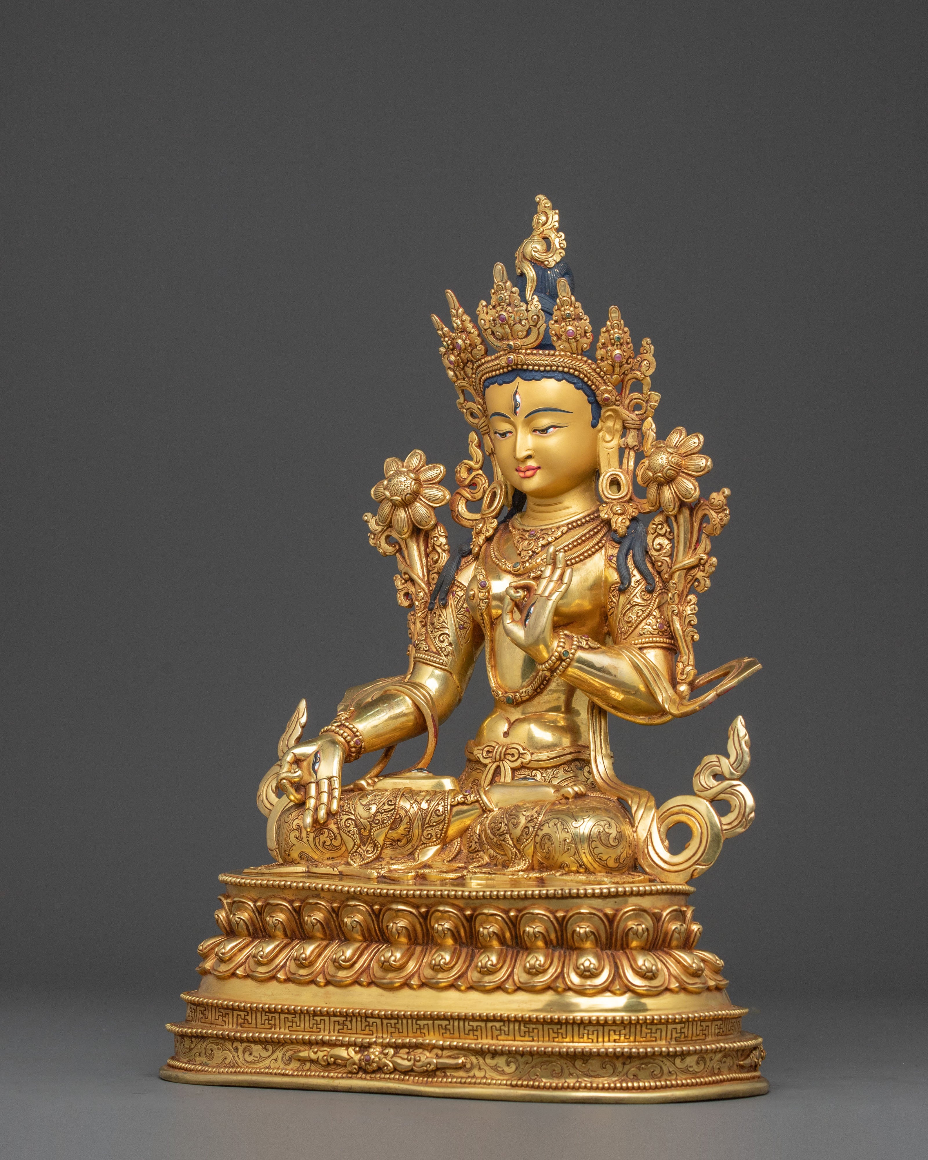 White Tara Statue | Tibetan Deity of Compassion