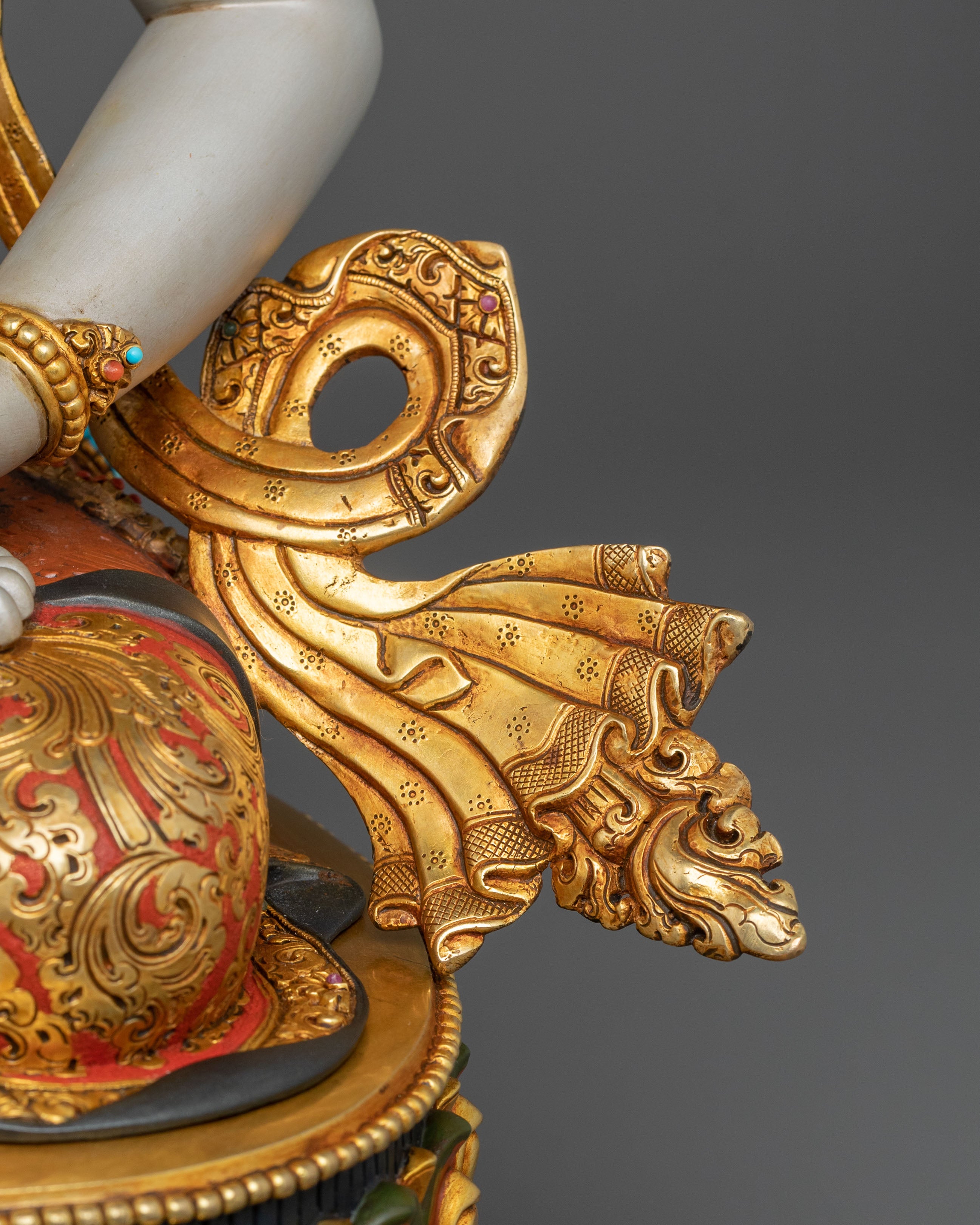 Dorje Sempa Golden Statue | Himalayan Craftsmanship