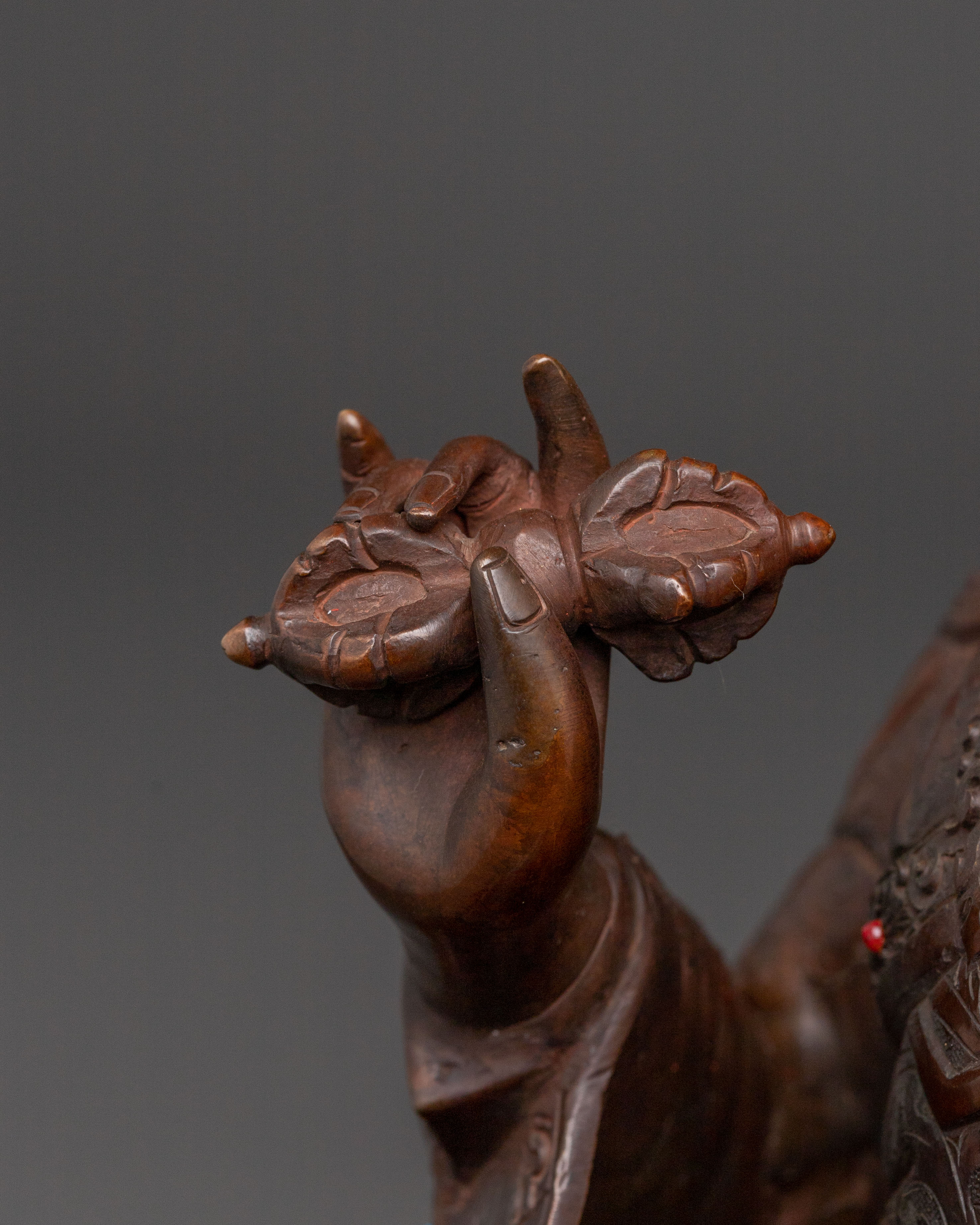 Handcrafted Guru Tsokye Dorje Divine Statue for Altar