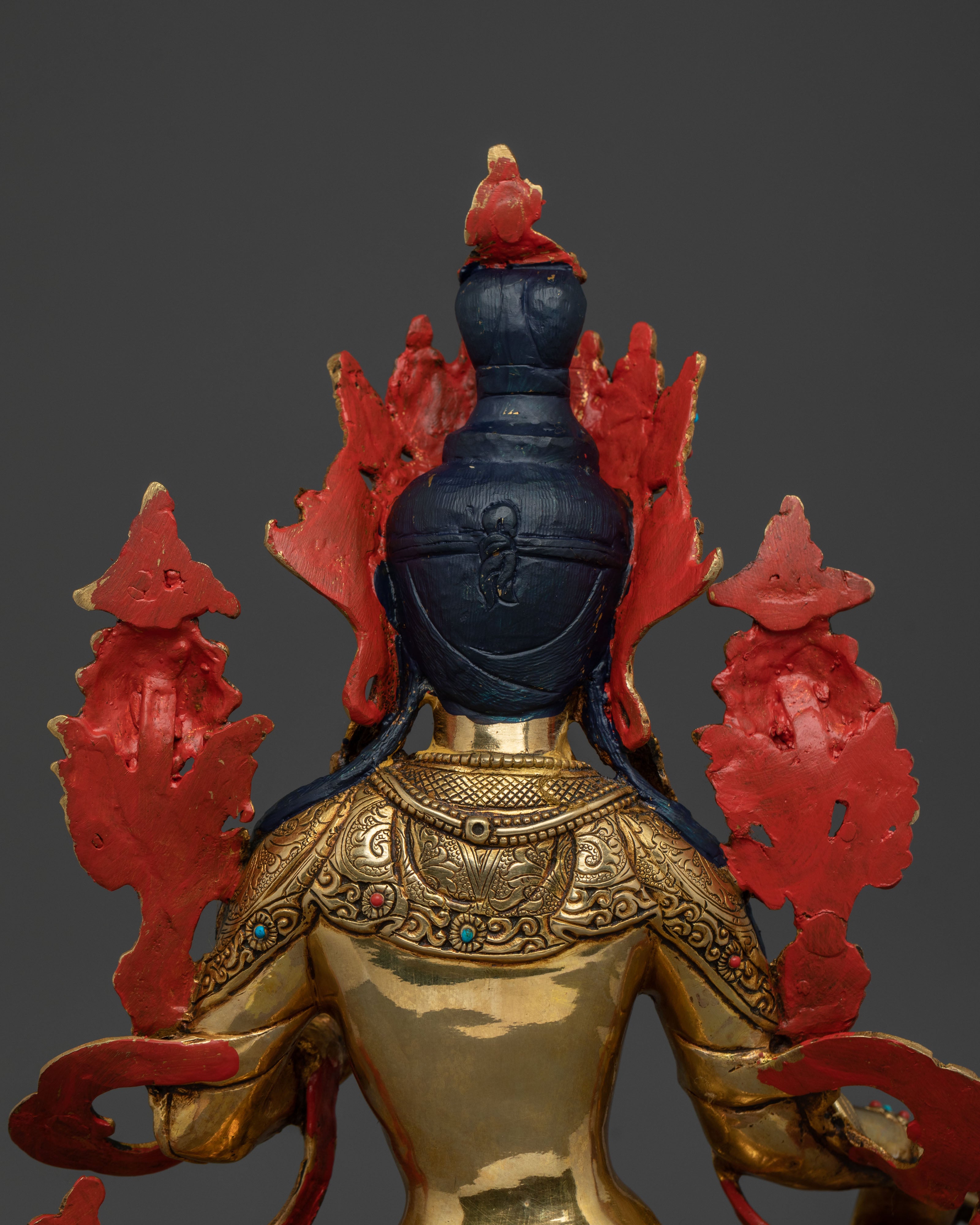 Sacred Traditional Green Tara Statue | Buddhist Goddess