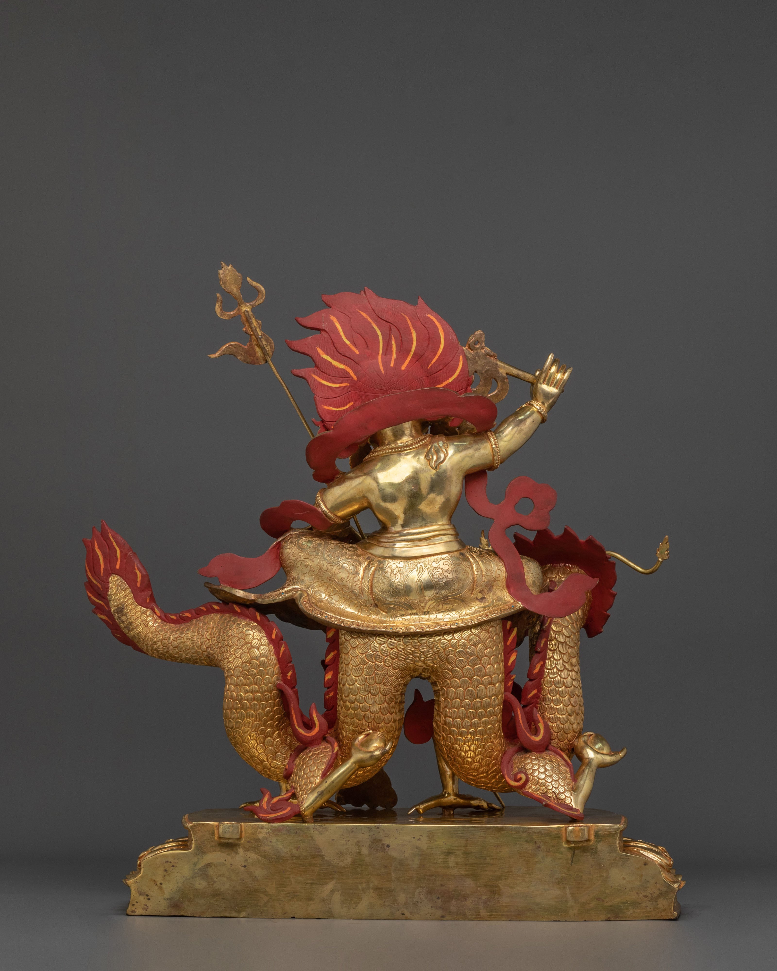 White Dzambhala Statue | Sacred Wealth God