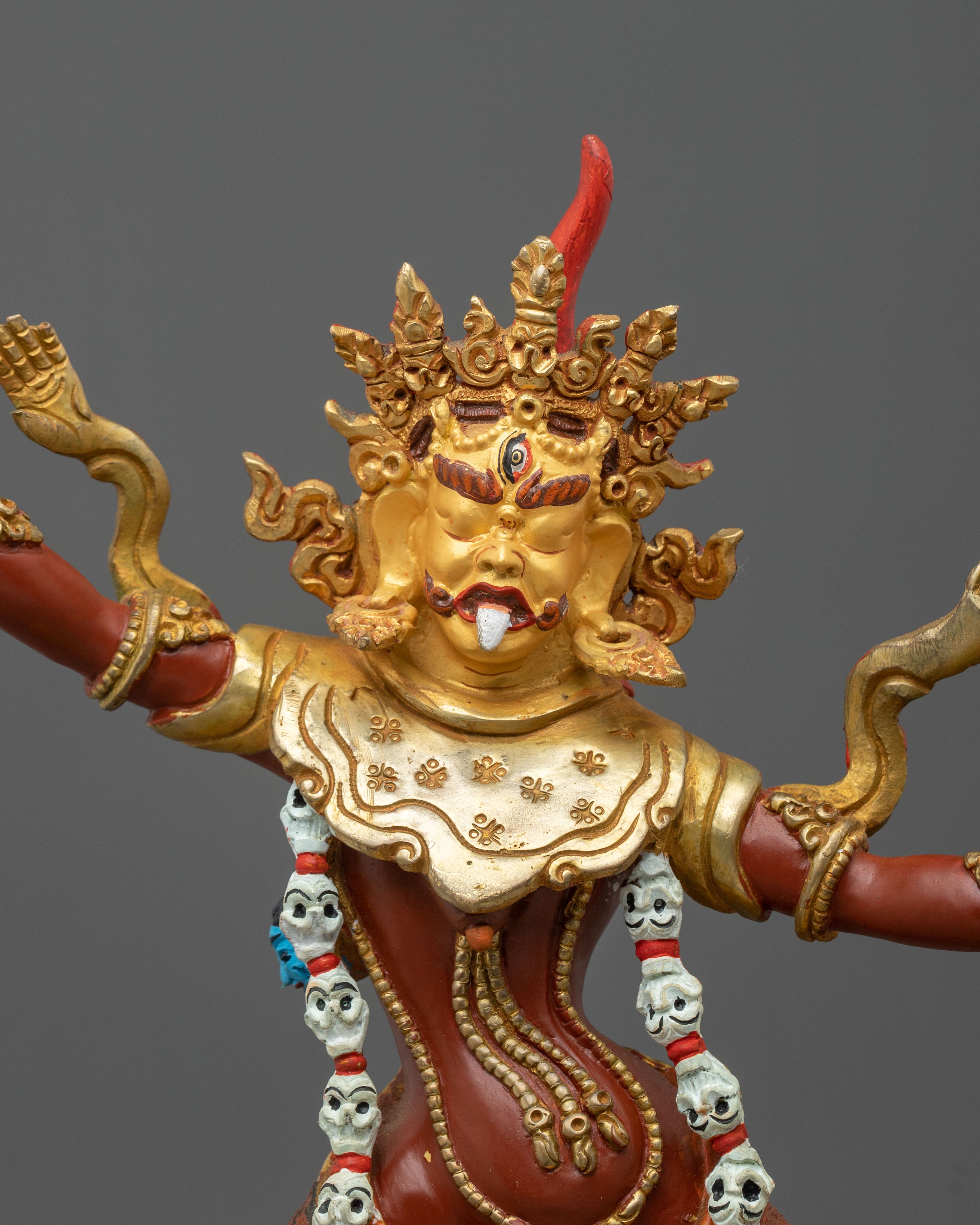 Ekajati Statue: Tibetan Buddhist Protector Sculpture