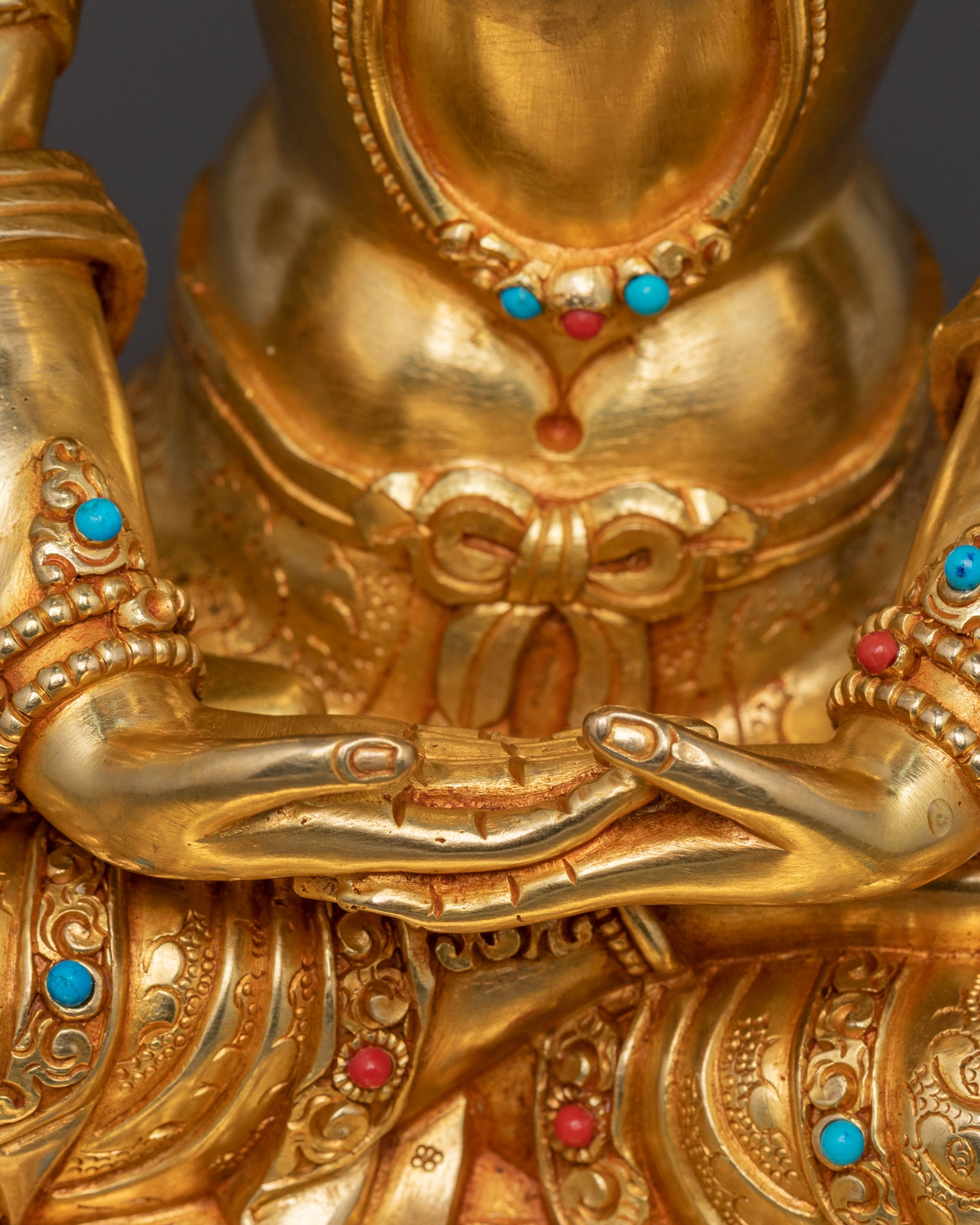 Prajnaparamita Spiritual Statue | 24K Gold Gilded Icon