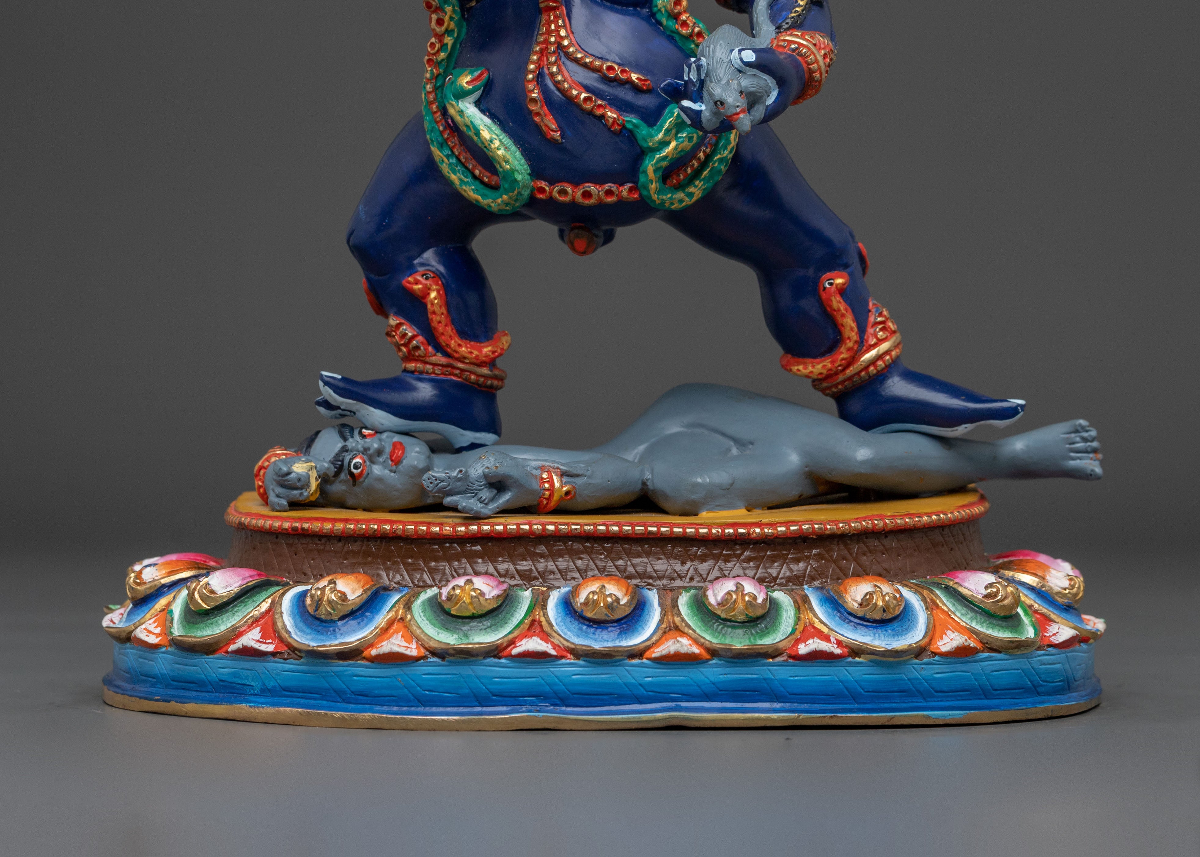 Black Dzambhala Statue  | Tibetan Wealth Deity