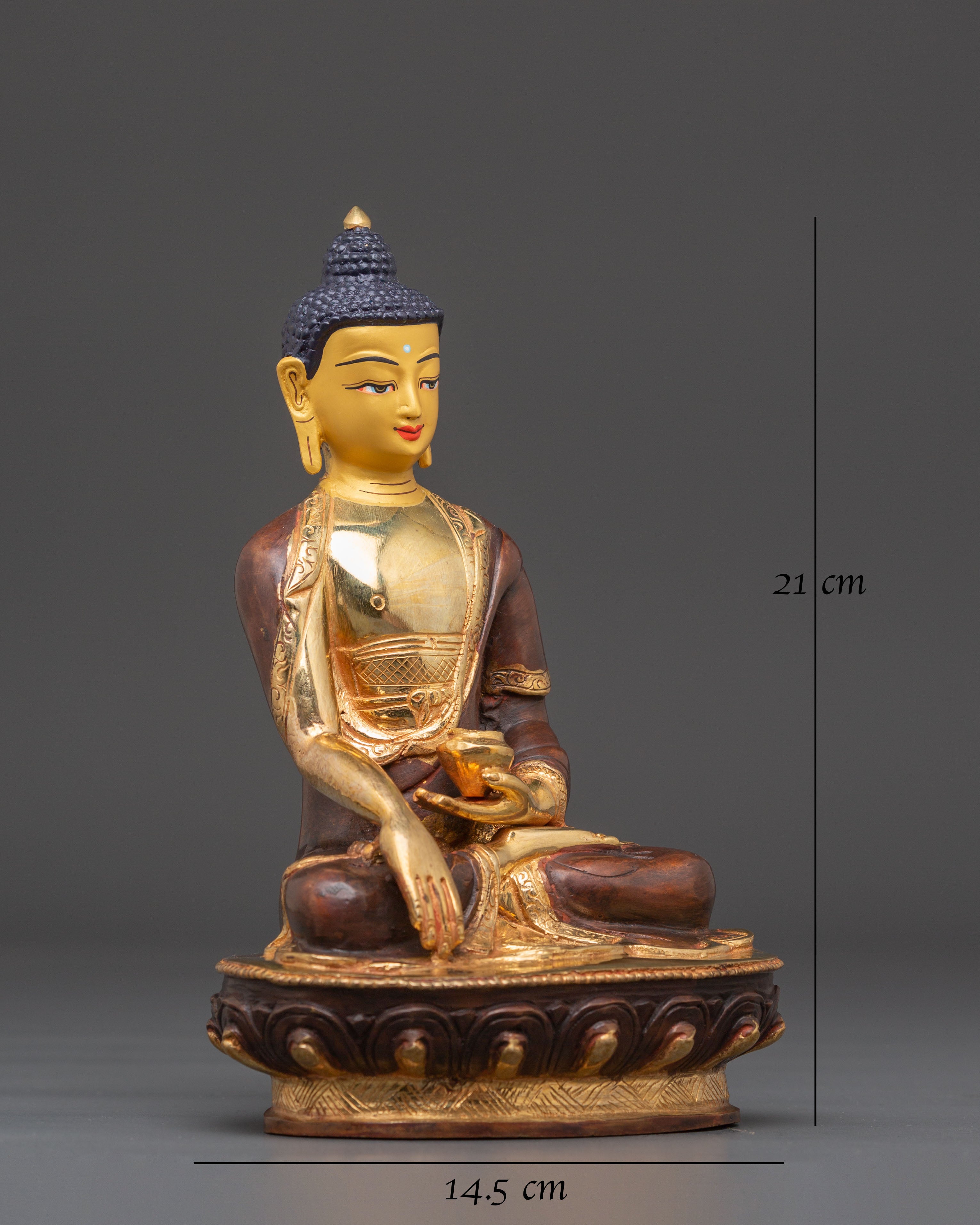 Shakyamuni Buddha Statue: Meditation and Mantra Practice | Copper Sculpture