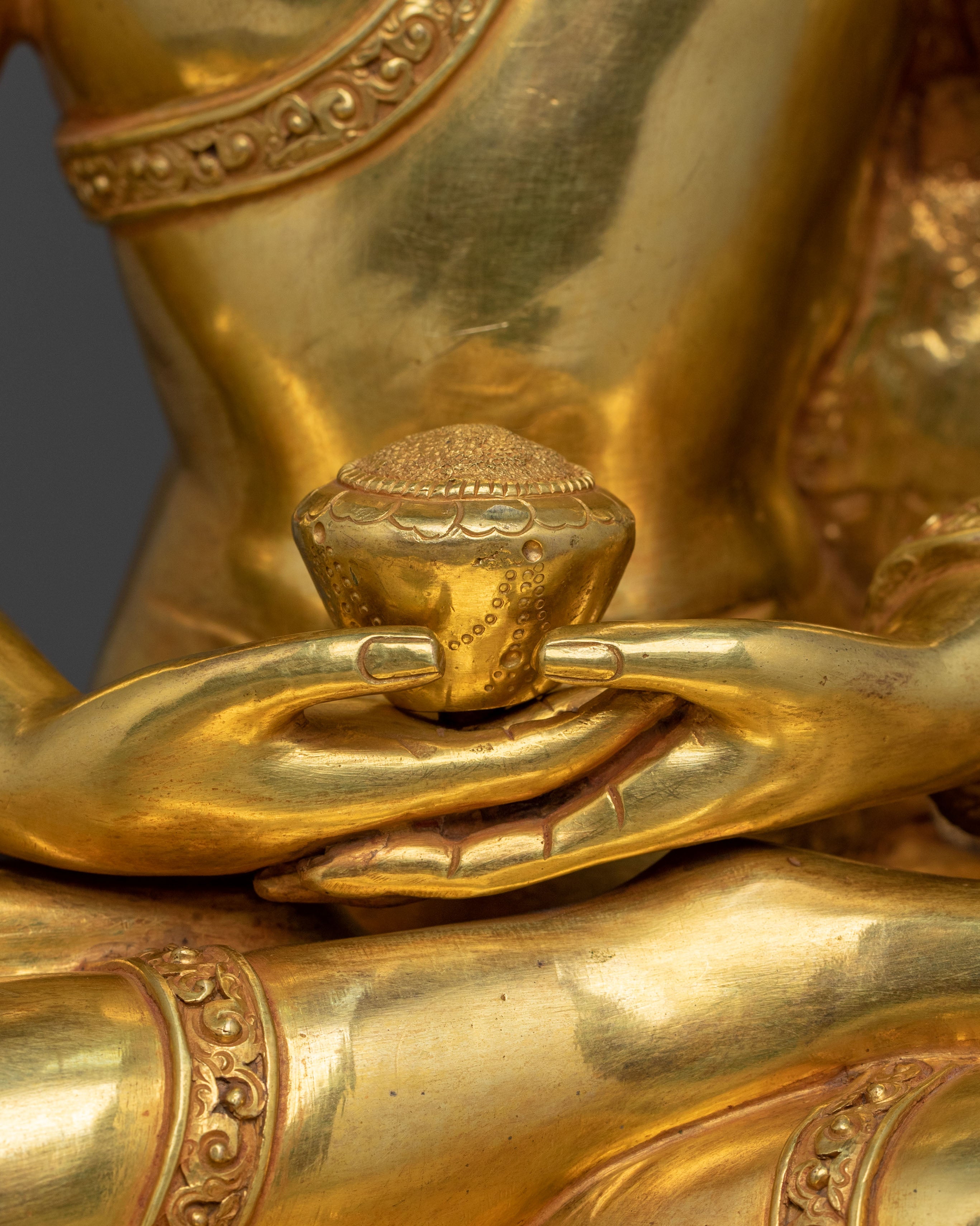 Radiant Amitabha Buddha Statue for Altar | Buddha of Infinite Light