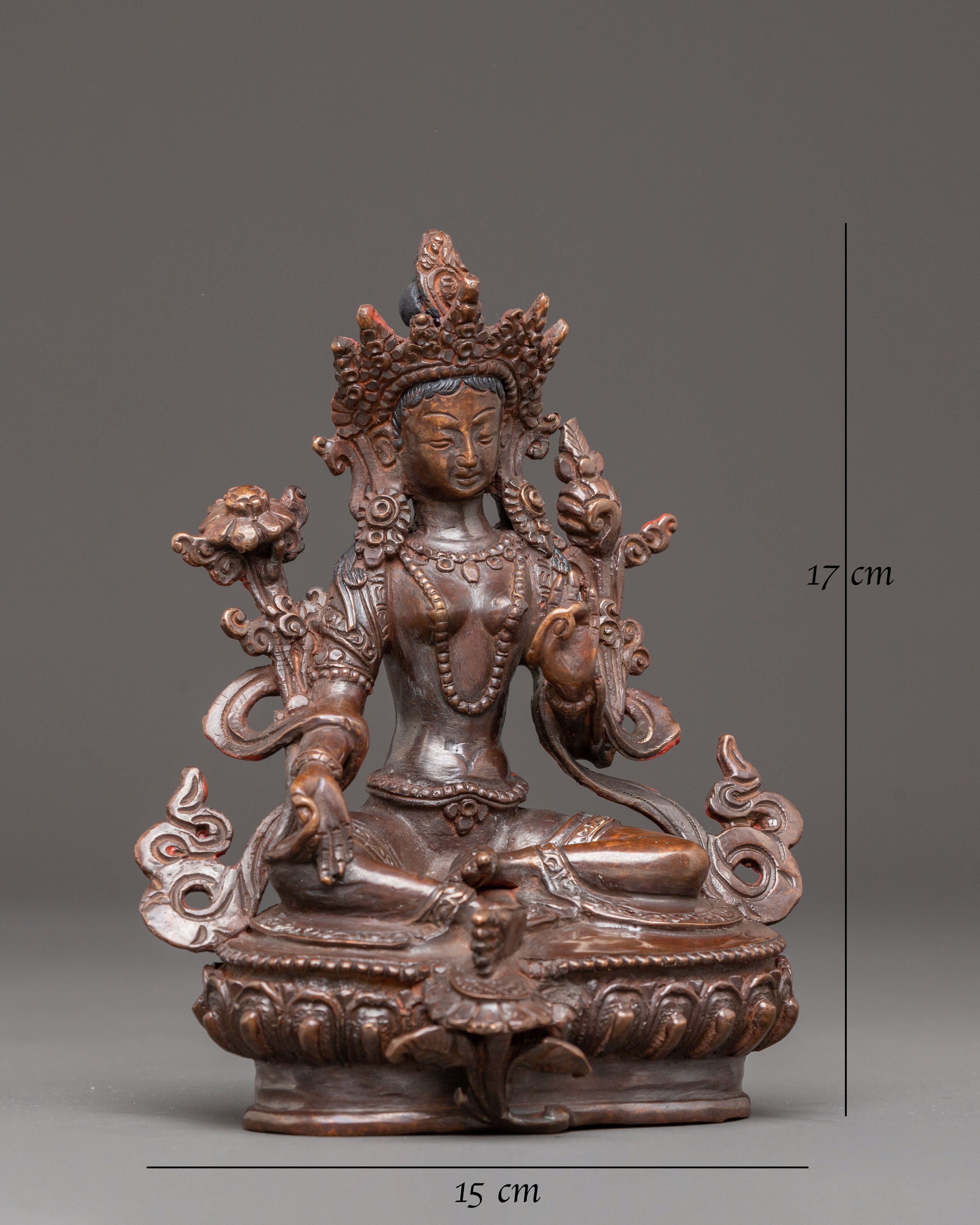 Handmade Shyama Tara Statue of Love and Compassion | Goddess of Mercy
