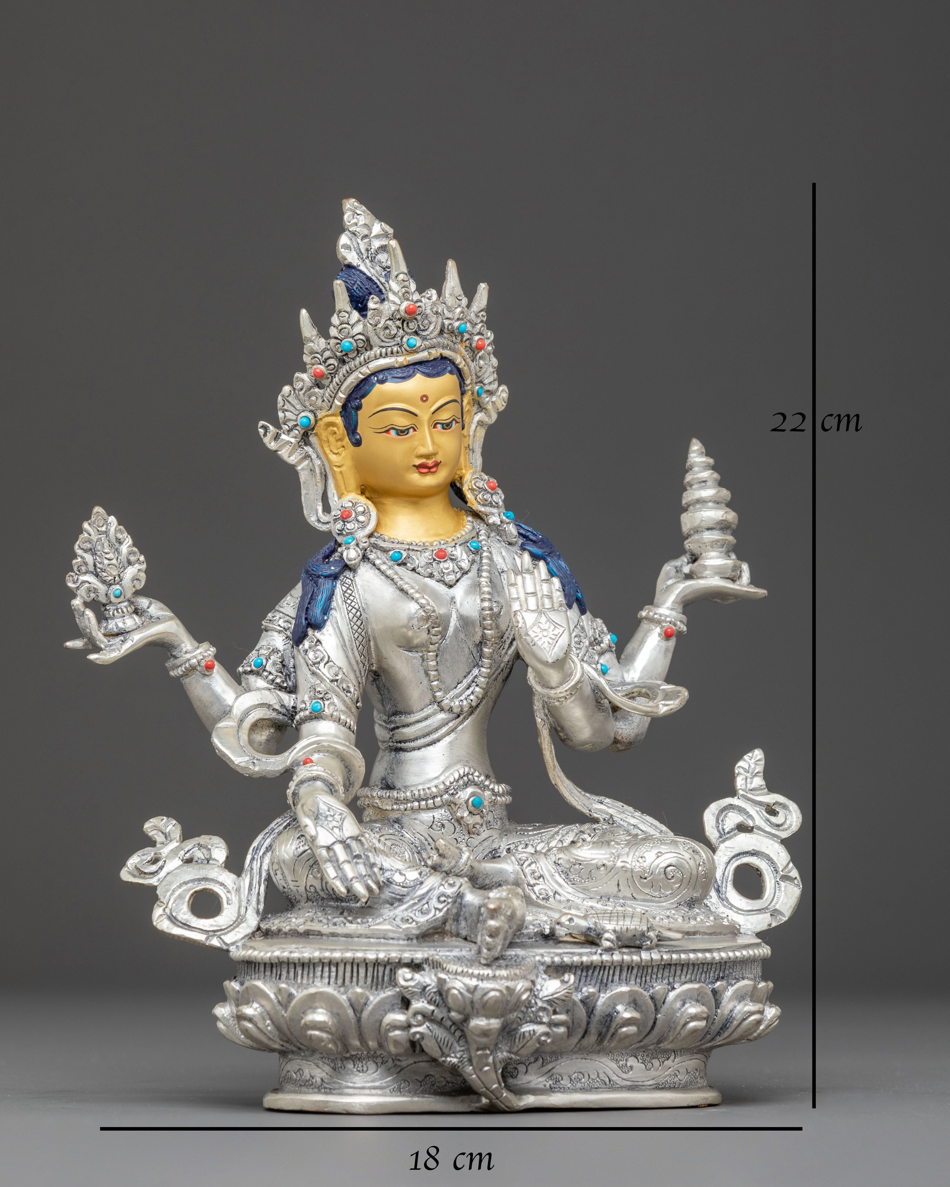 Handmade Laxmi Statue: The Goddess of Wealth and Prosperity