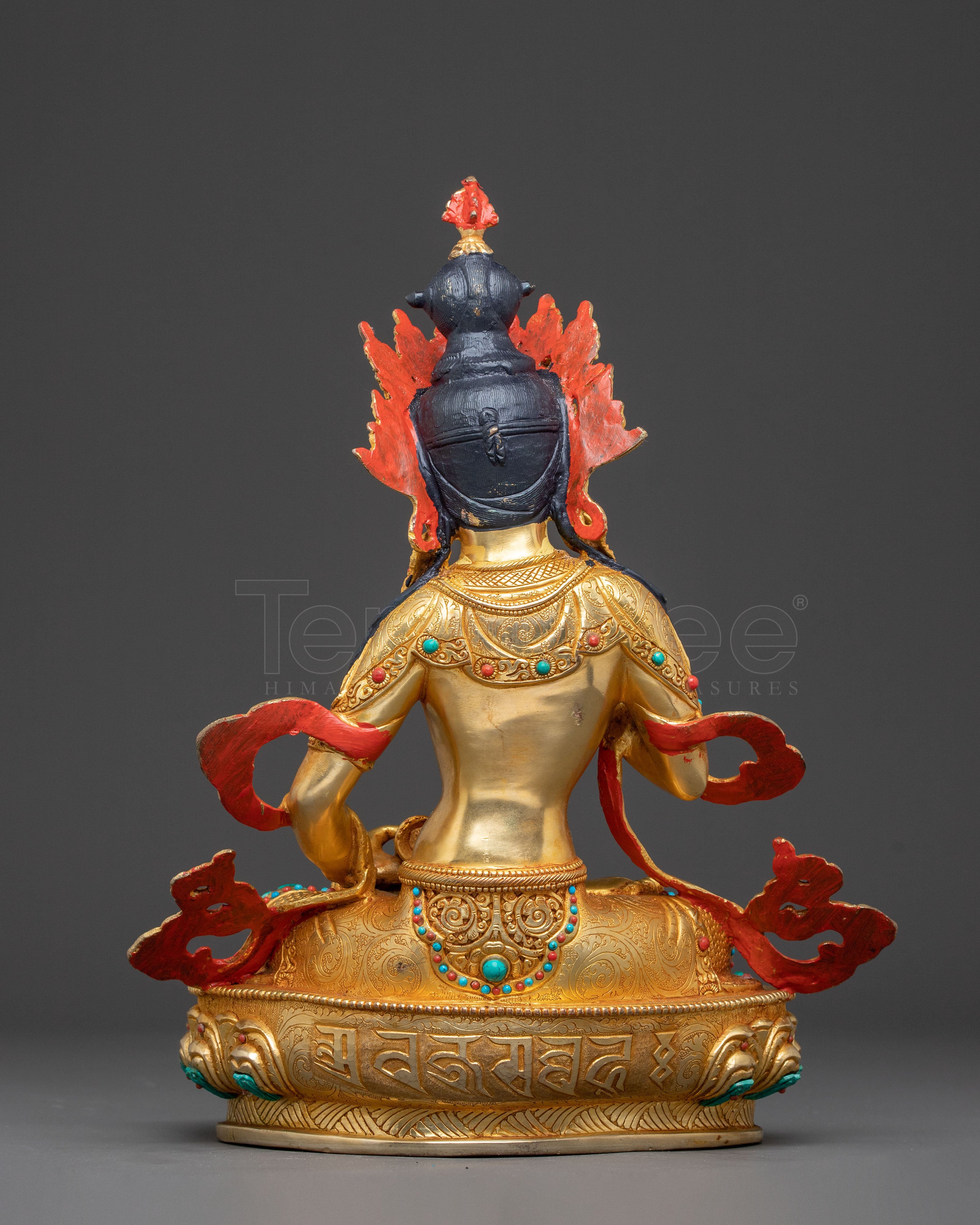 Golden Vajrasattva Himalayan Copper Statue | Purification and Inner Clarity