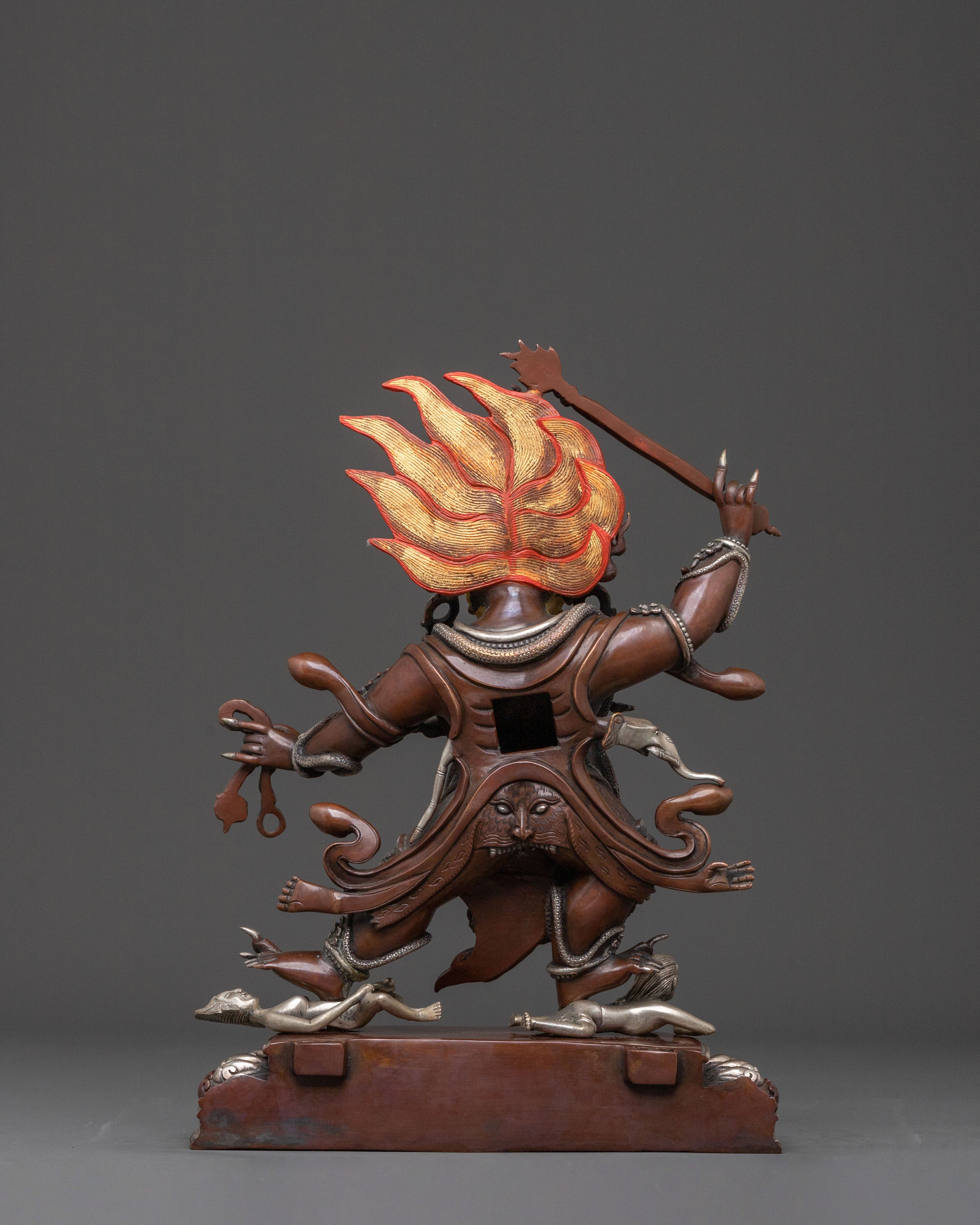 DandaPani: Oxidized Copper Figurine