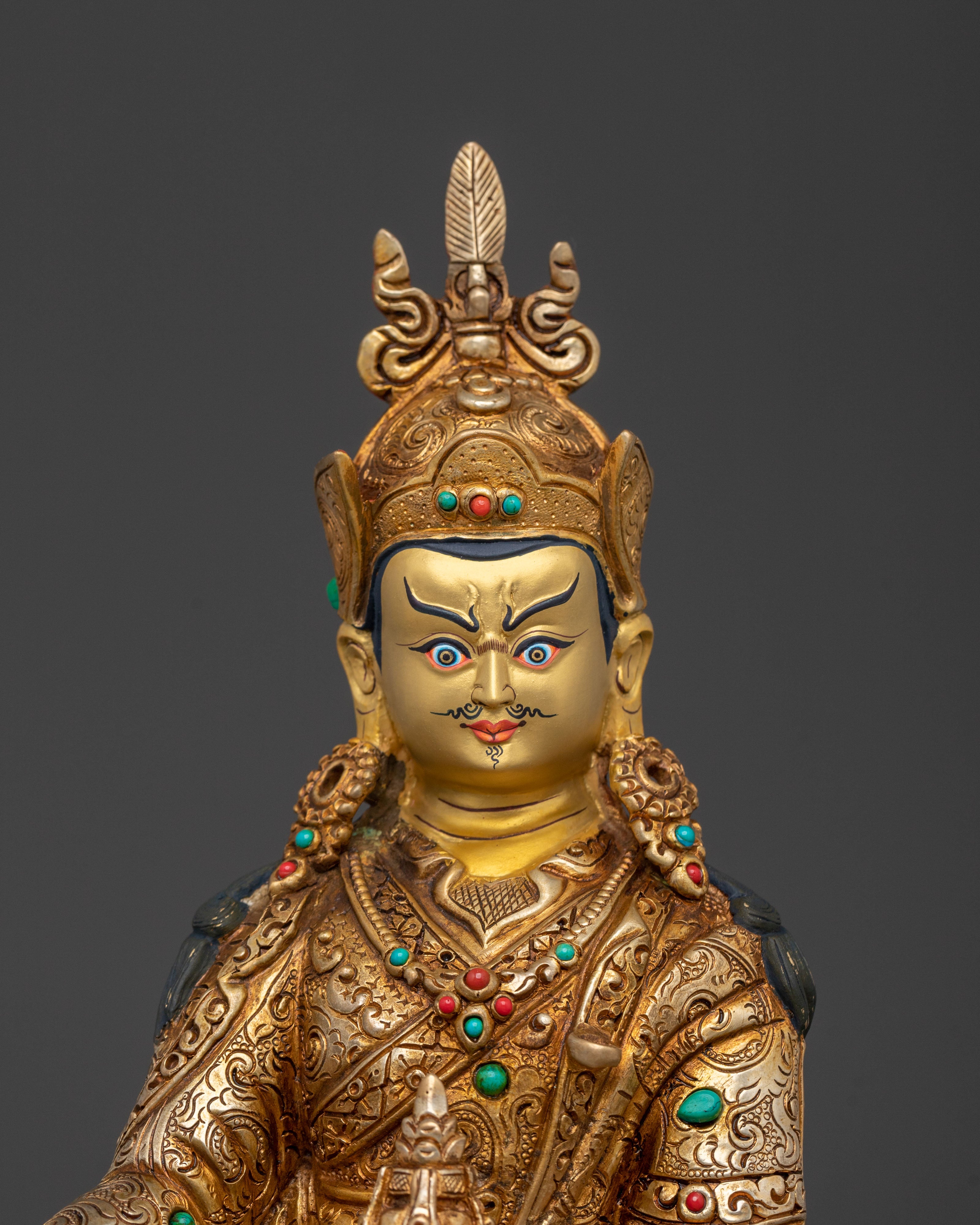 Guru Rinpoche Sacred Statue | Spiritual Figurine