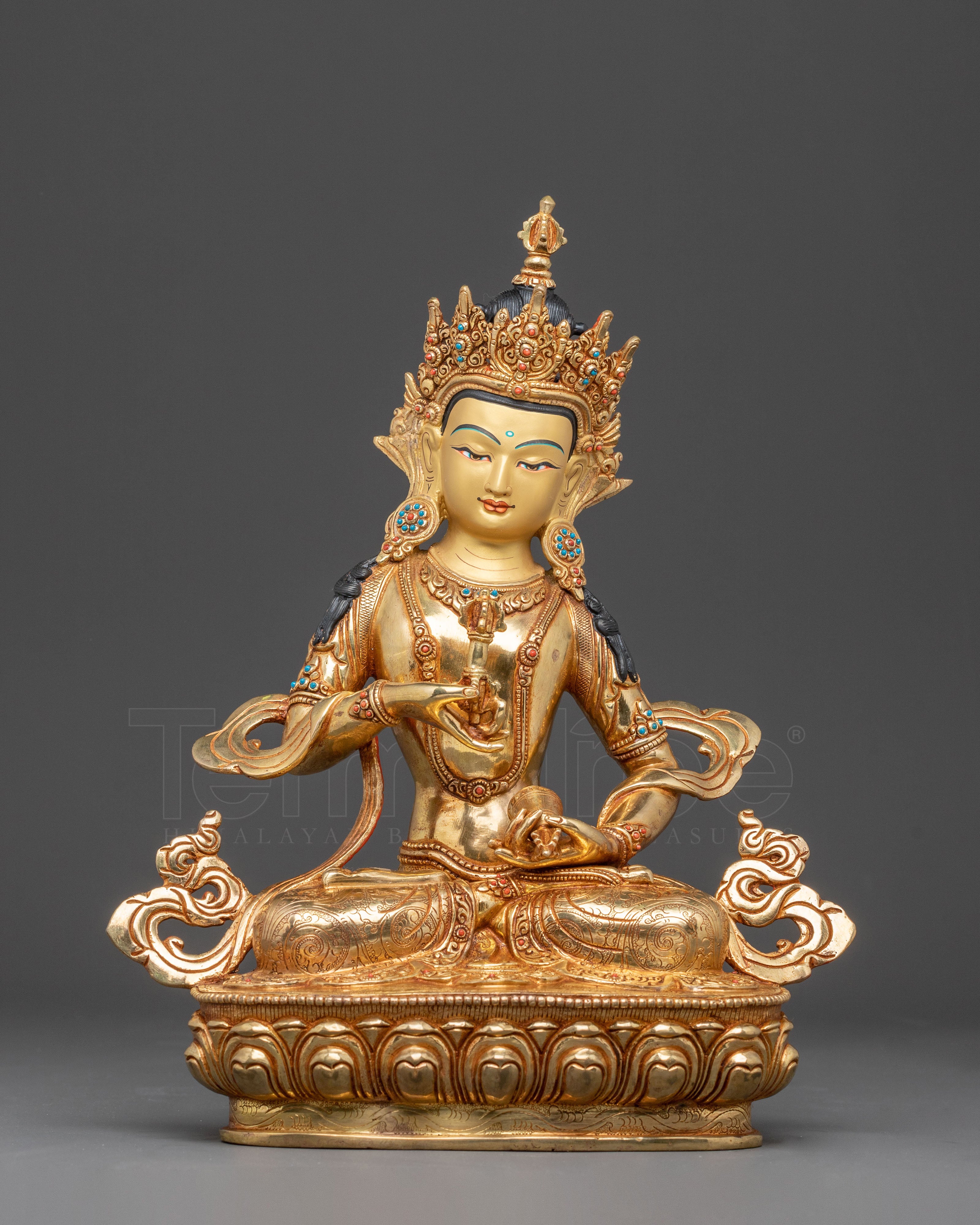 Purification Icon Vajrasattva Golden Statue 