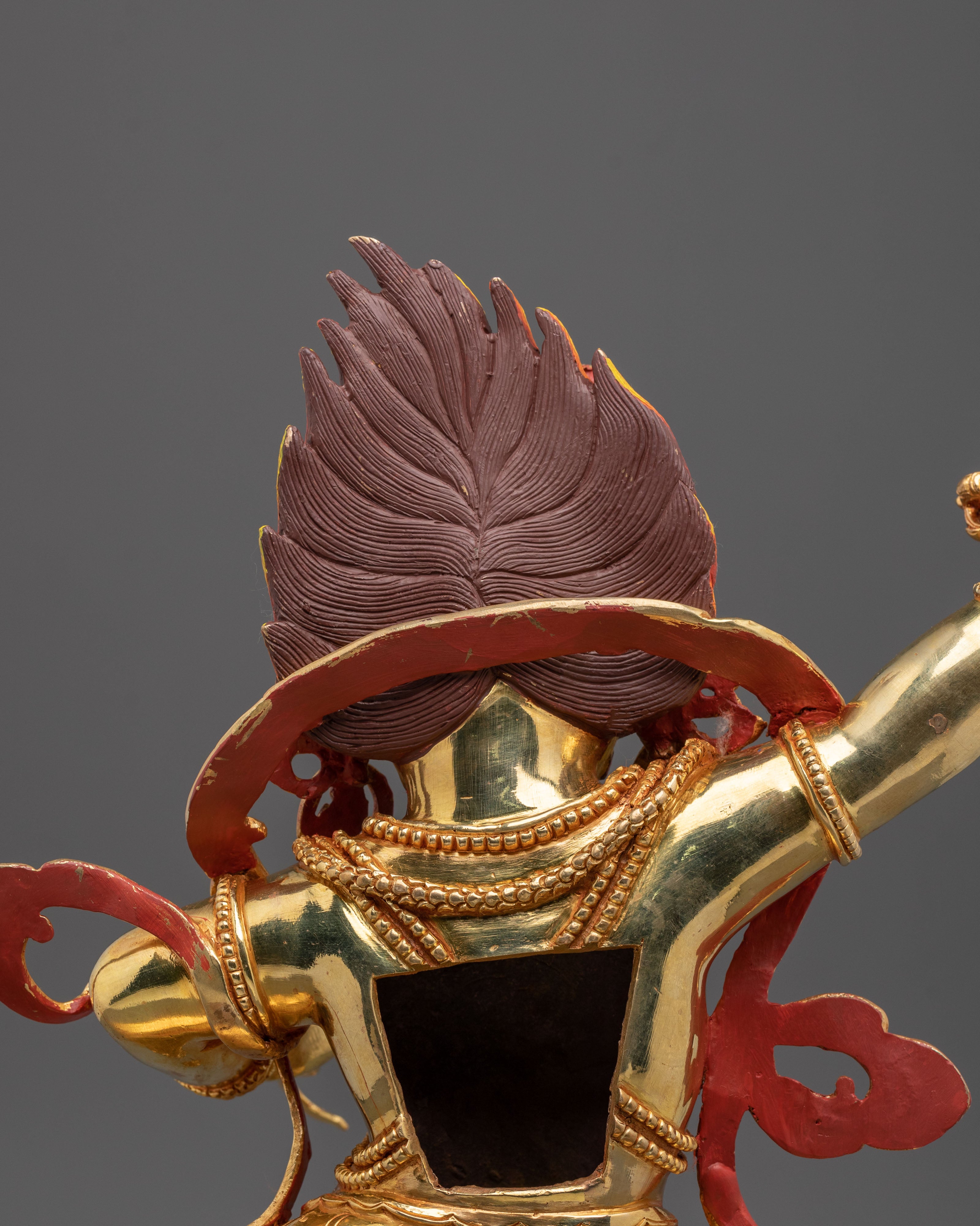 Vajrapani Vajra Holder Bodhisattva Statue | 24K Gold Glided
