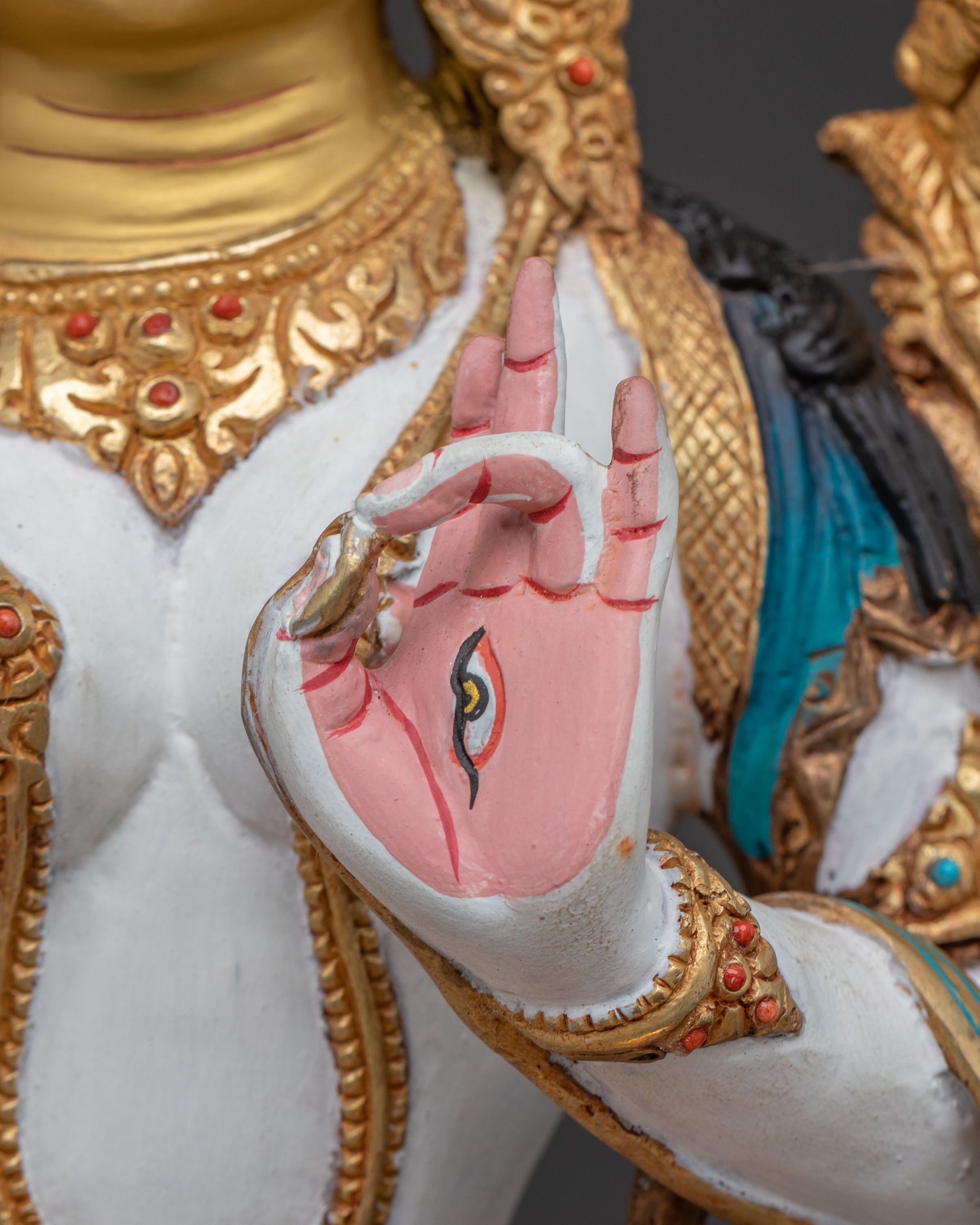 Sita Tara Copper Statue: Meditation Decor