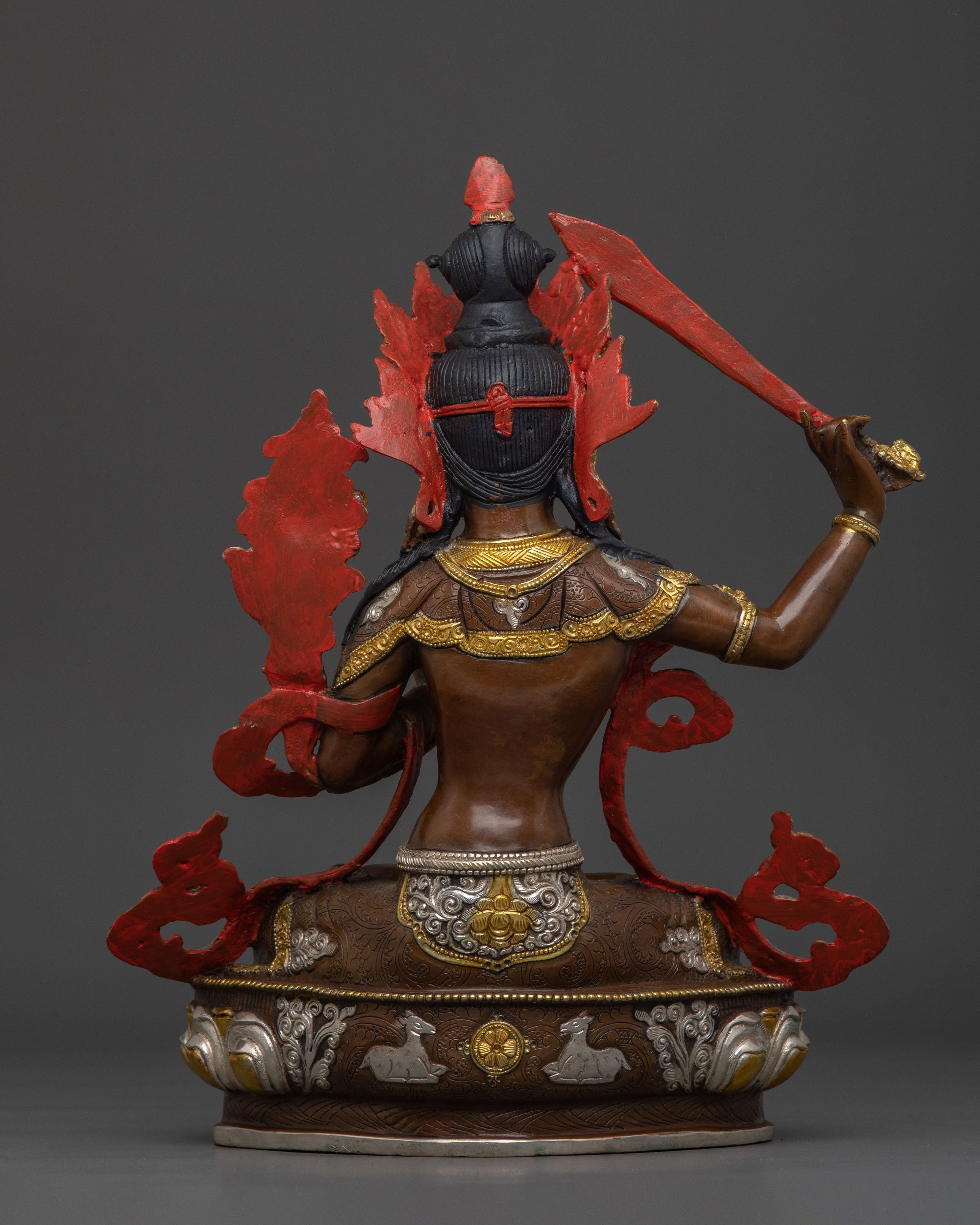Manjushri Tibetan Buddhist Wisdom Figurine | Buddhist Shrine
