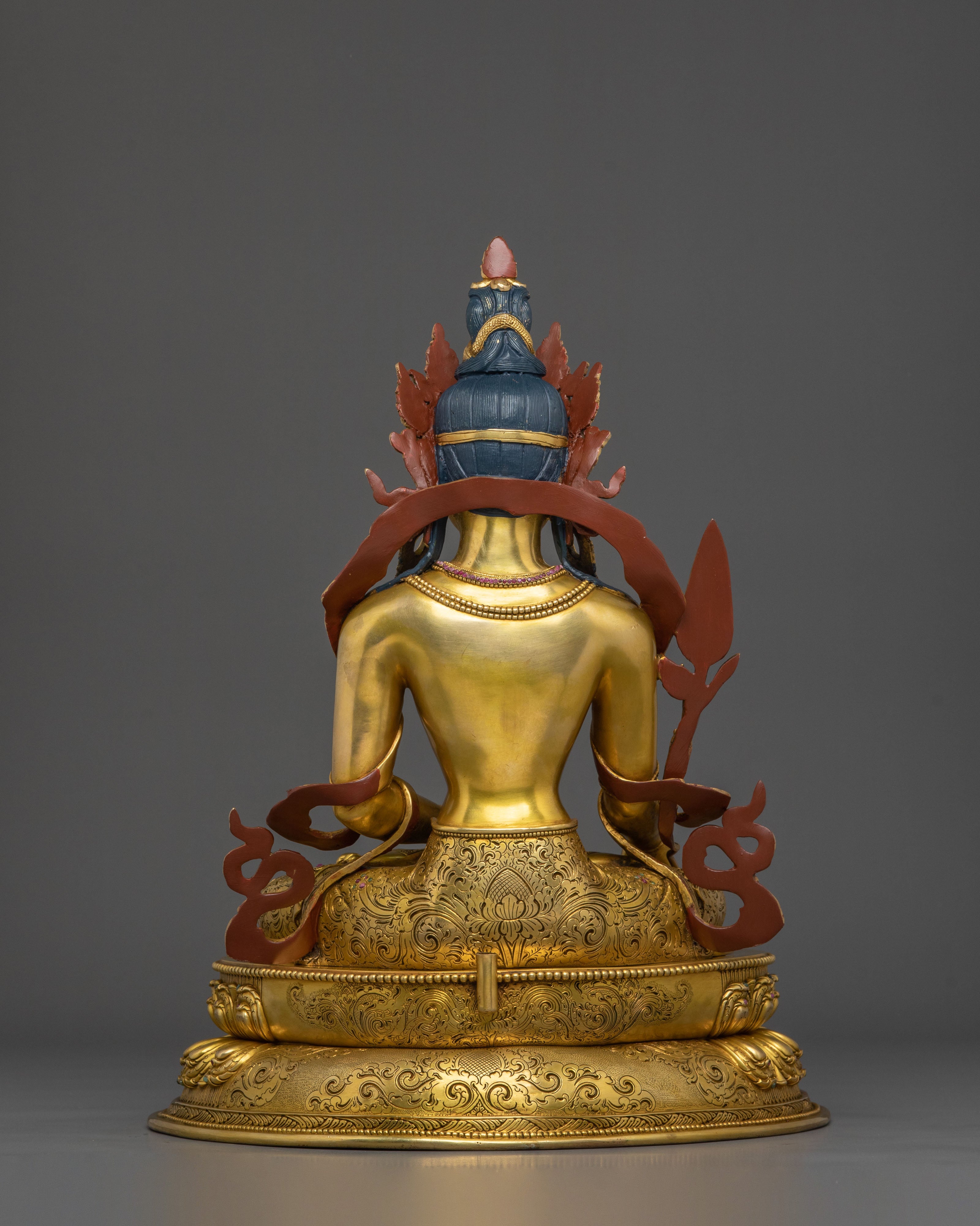 Handmade Kshitigarbha Sacred Sculpture | Bodhisattva of Great Vows
