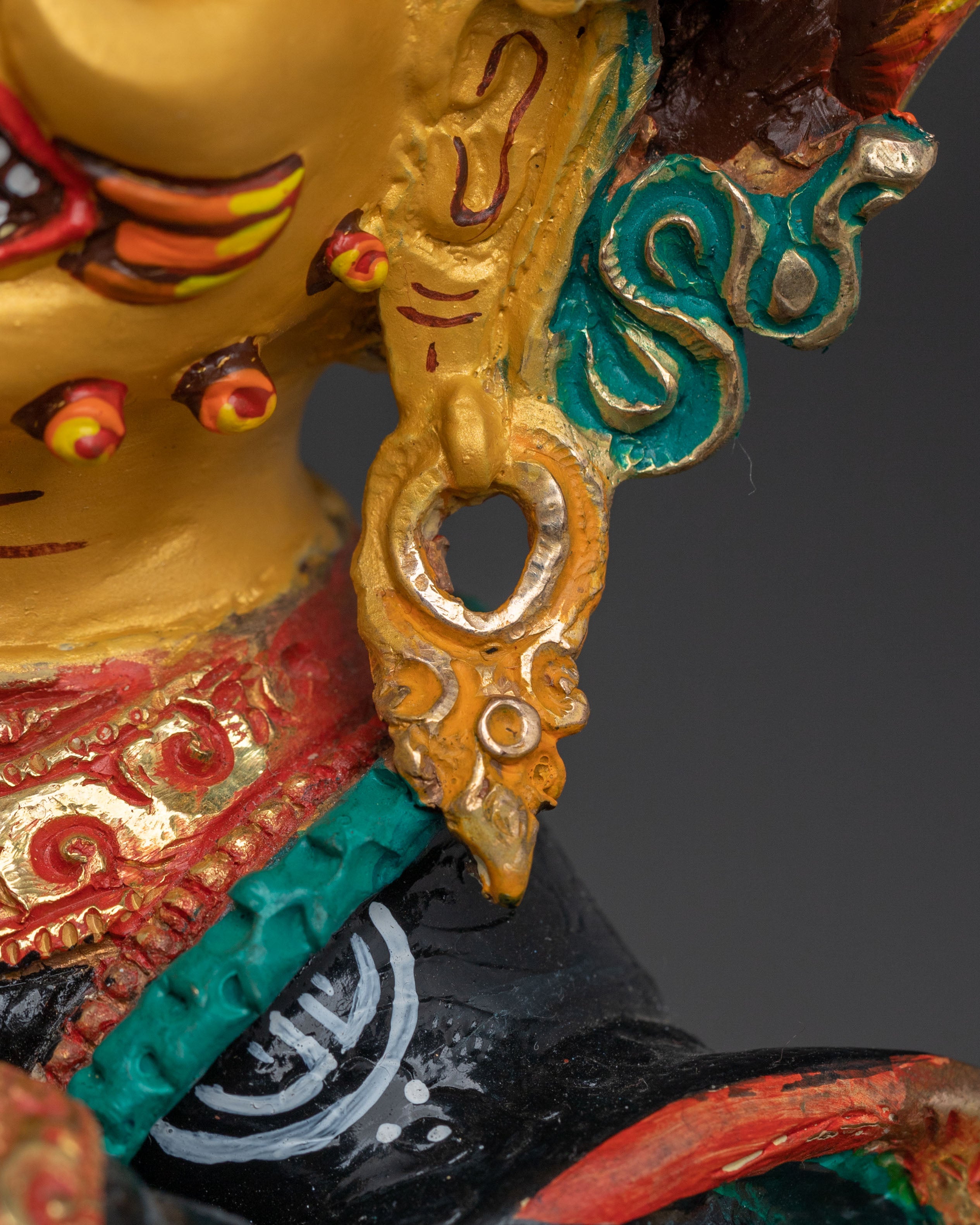 Sacred Mahakala Bernakchen Sculpture