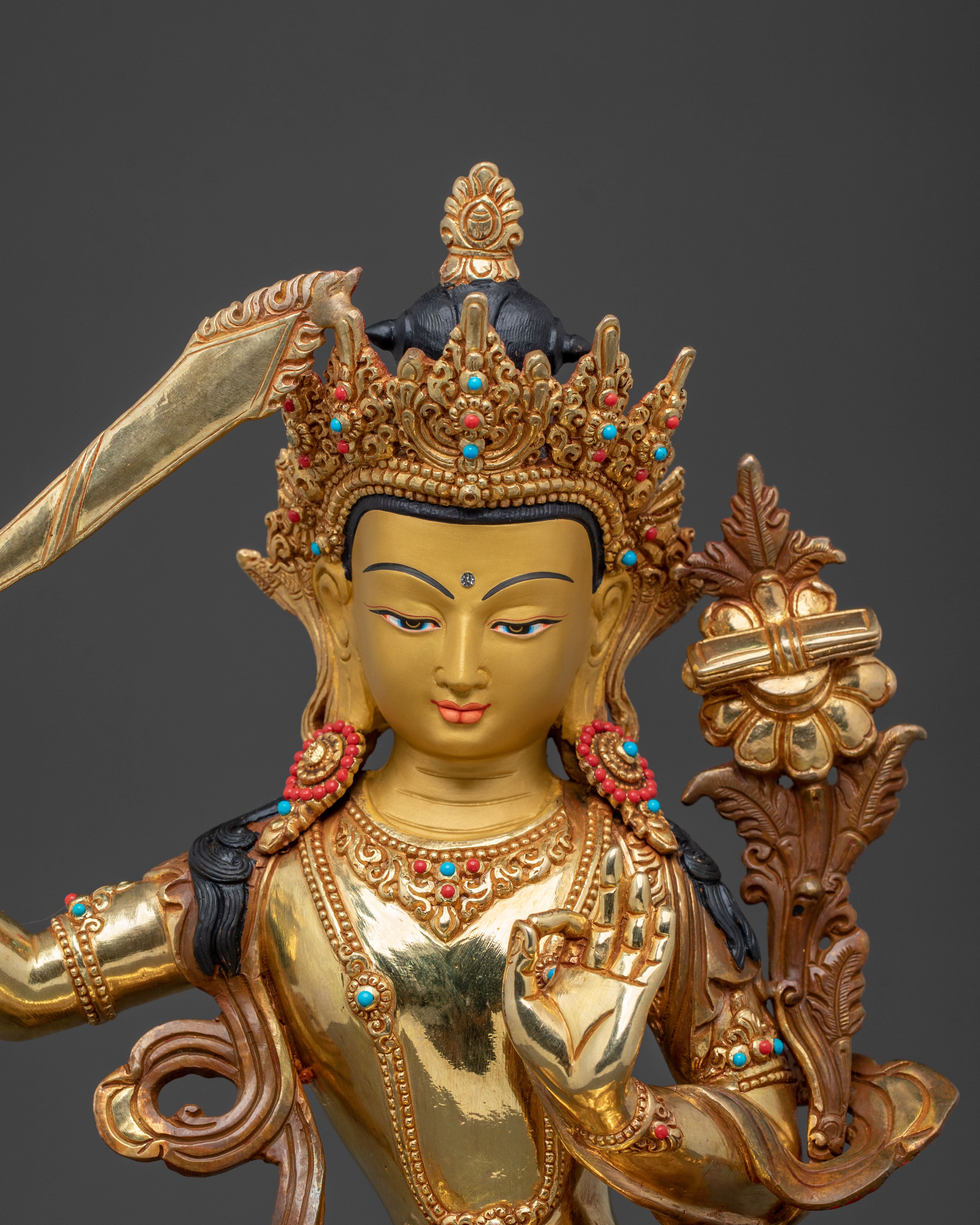 Manjushri Statue | Bodhisattva of Wisdom and Insight