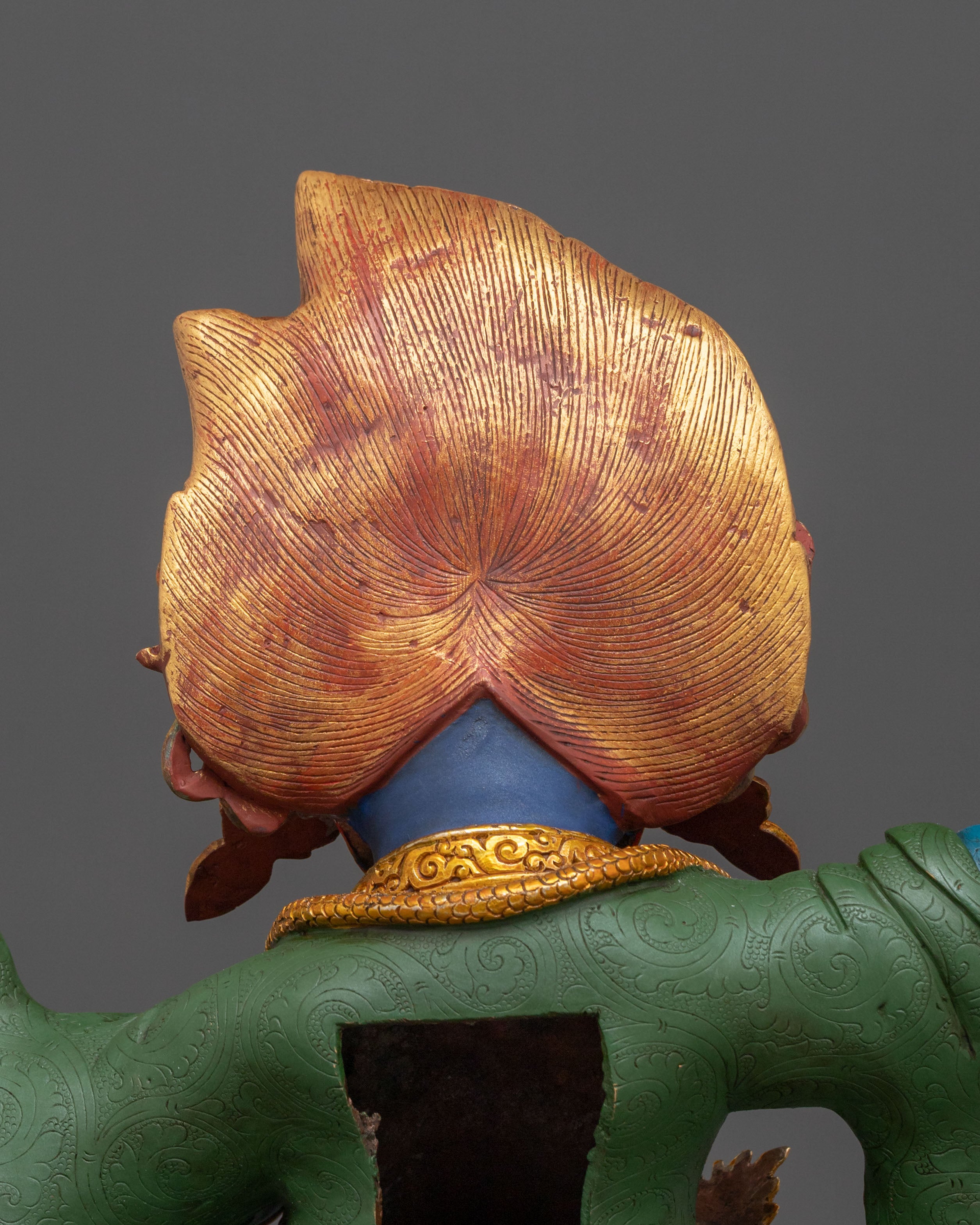 Handmade Mahakala Bernakchen Sculpture | Home Decor