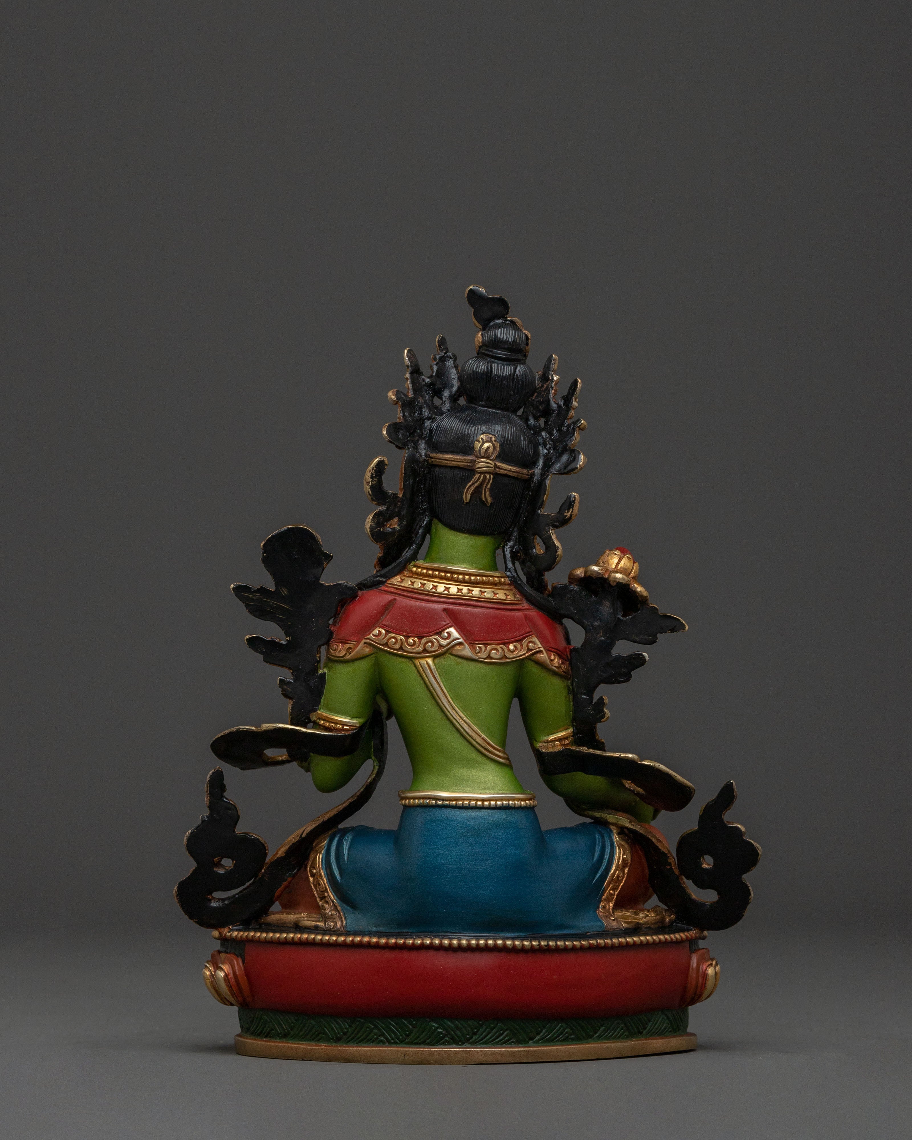 Green Tara's Blessing Statue | Sacred Decor