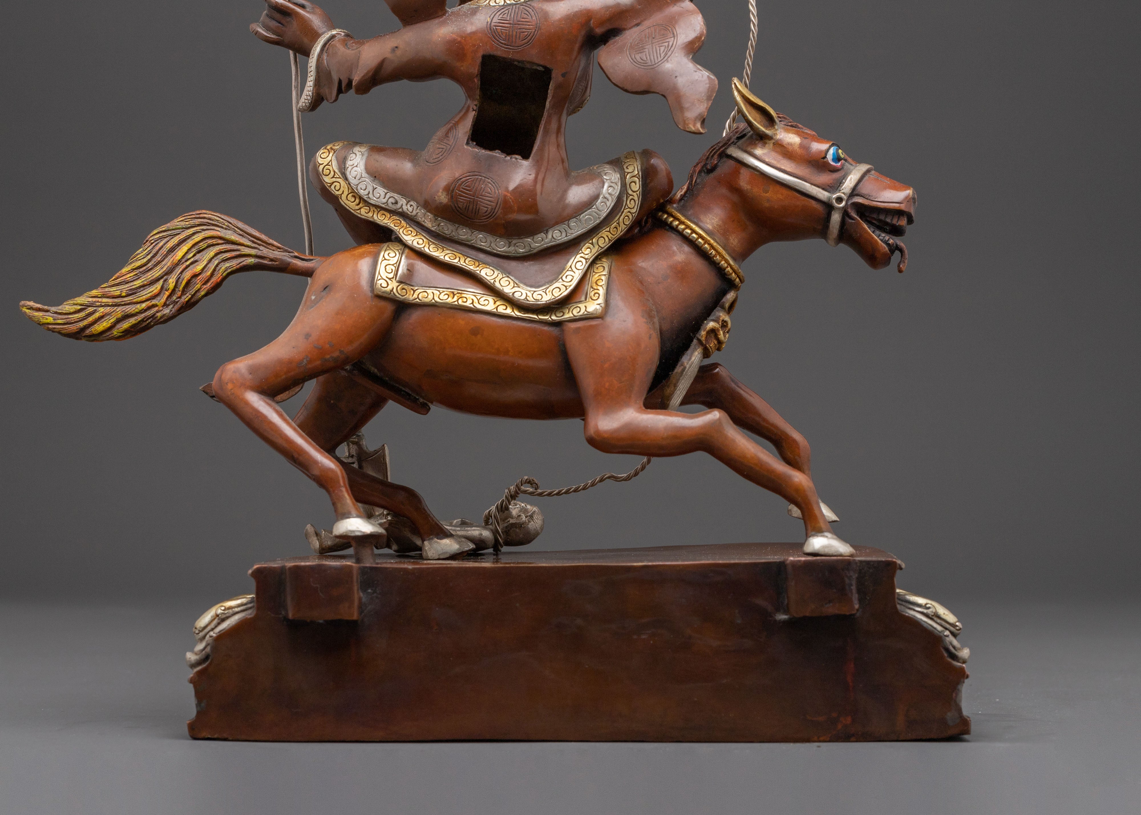 Golden Chimar Traditional Statue - Buddhist Protector