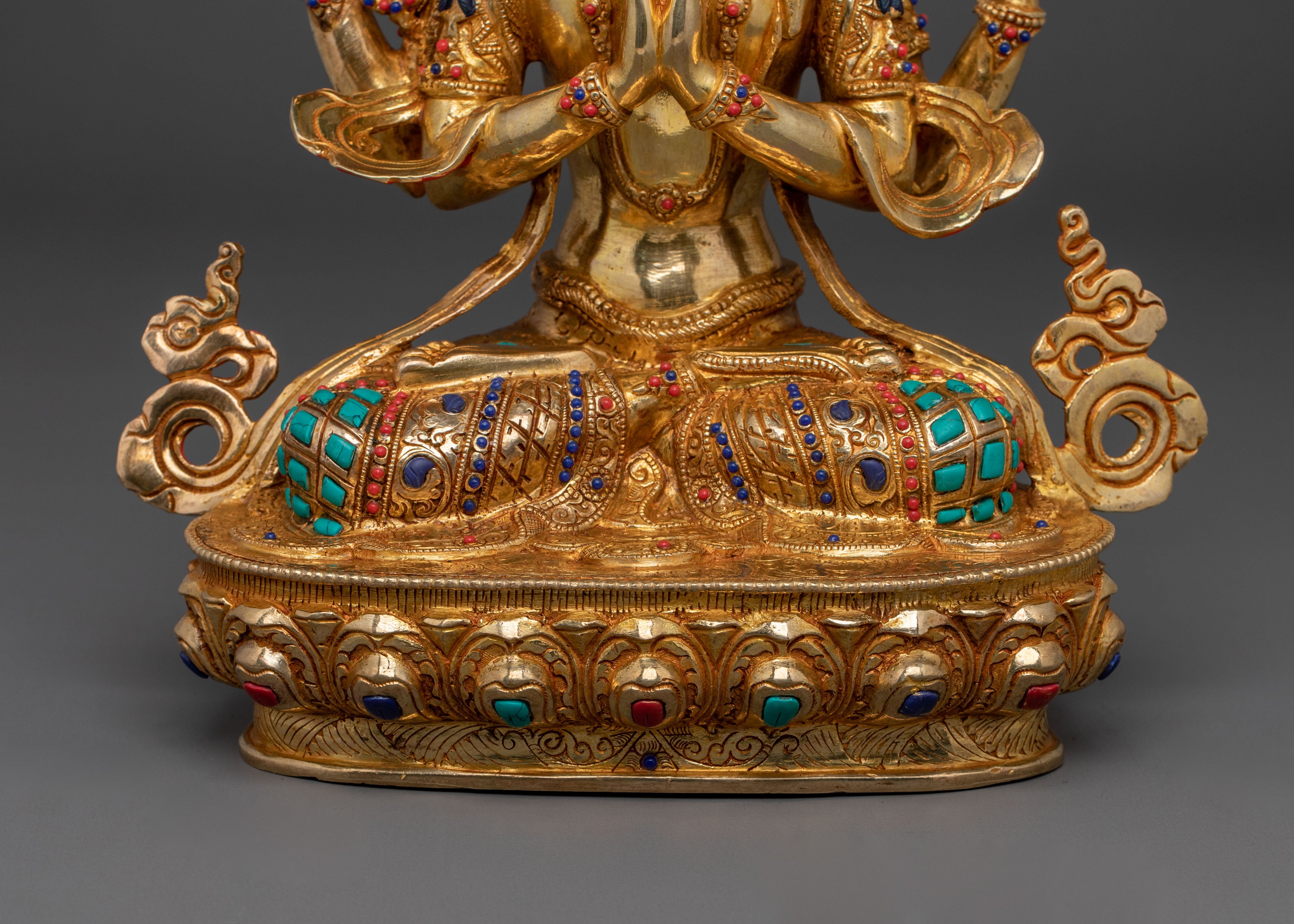 Four-Armed Chenrezig Statue | Buddhist Home Decor