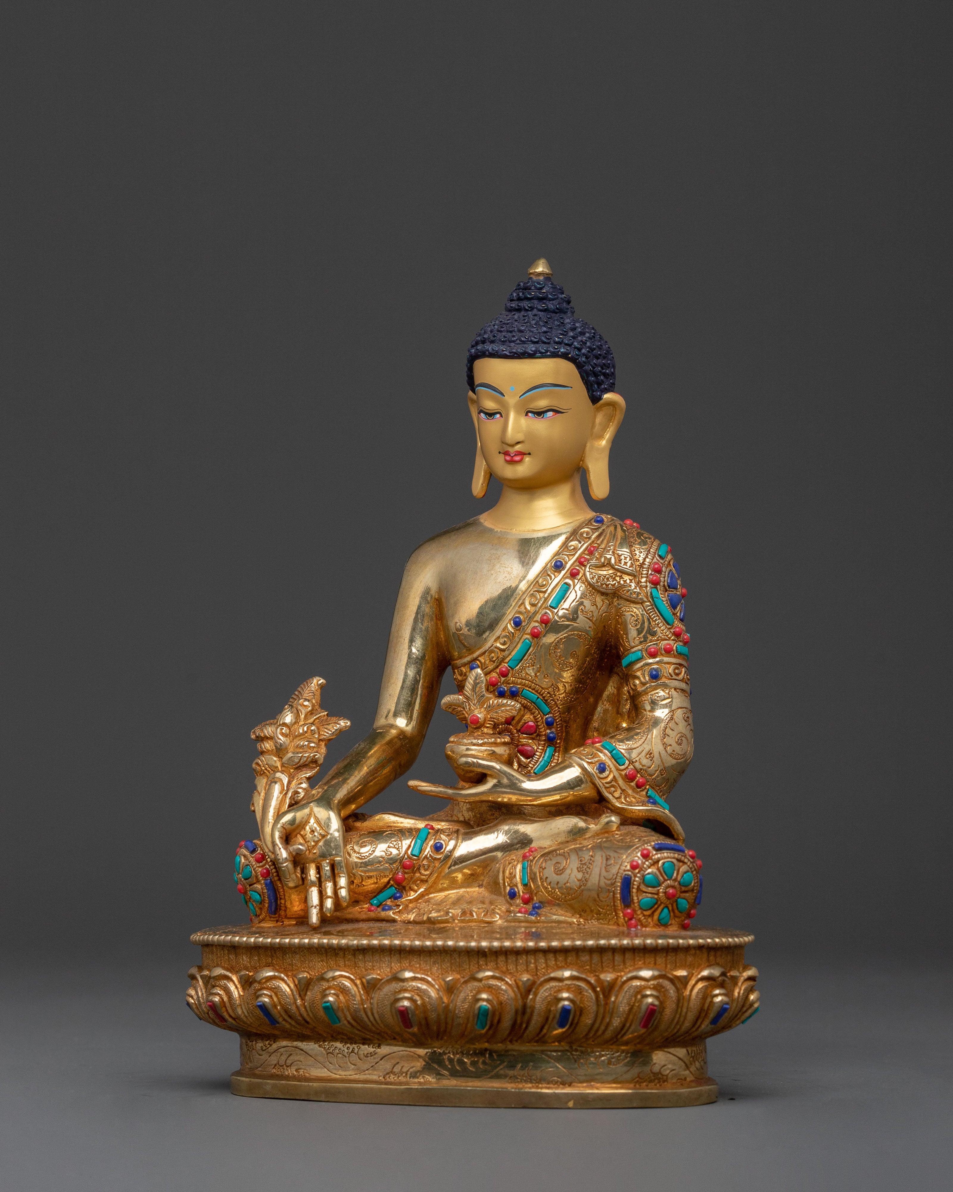 Medicine Buddha Statue: Health Blessing Figurine