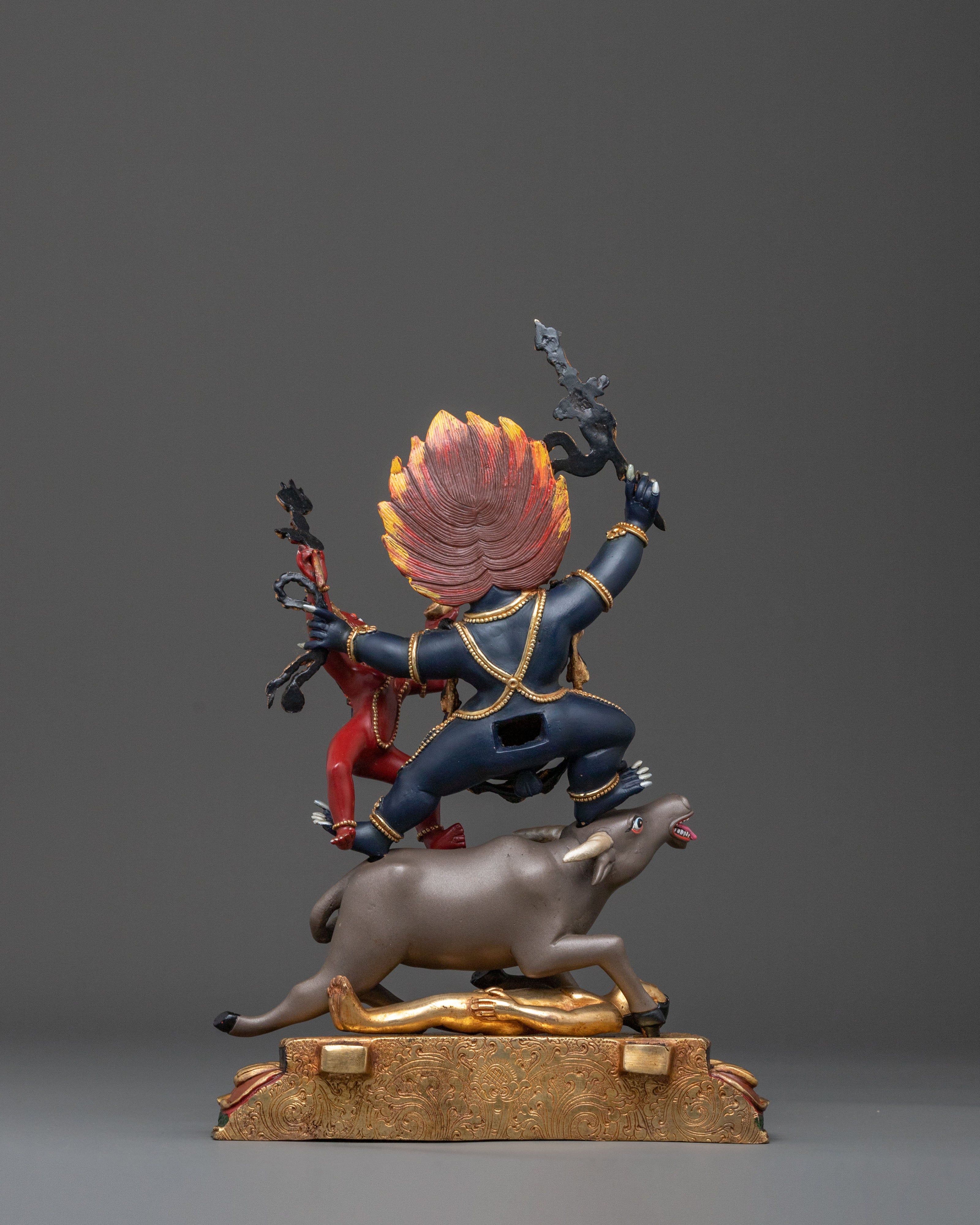 Handcrafted Yama Dharmaraj Figure | Fierce Deity