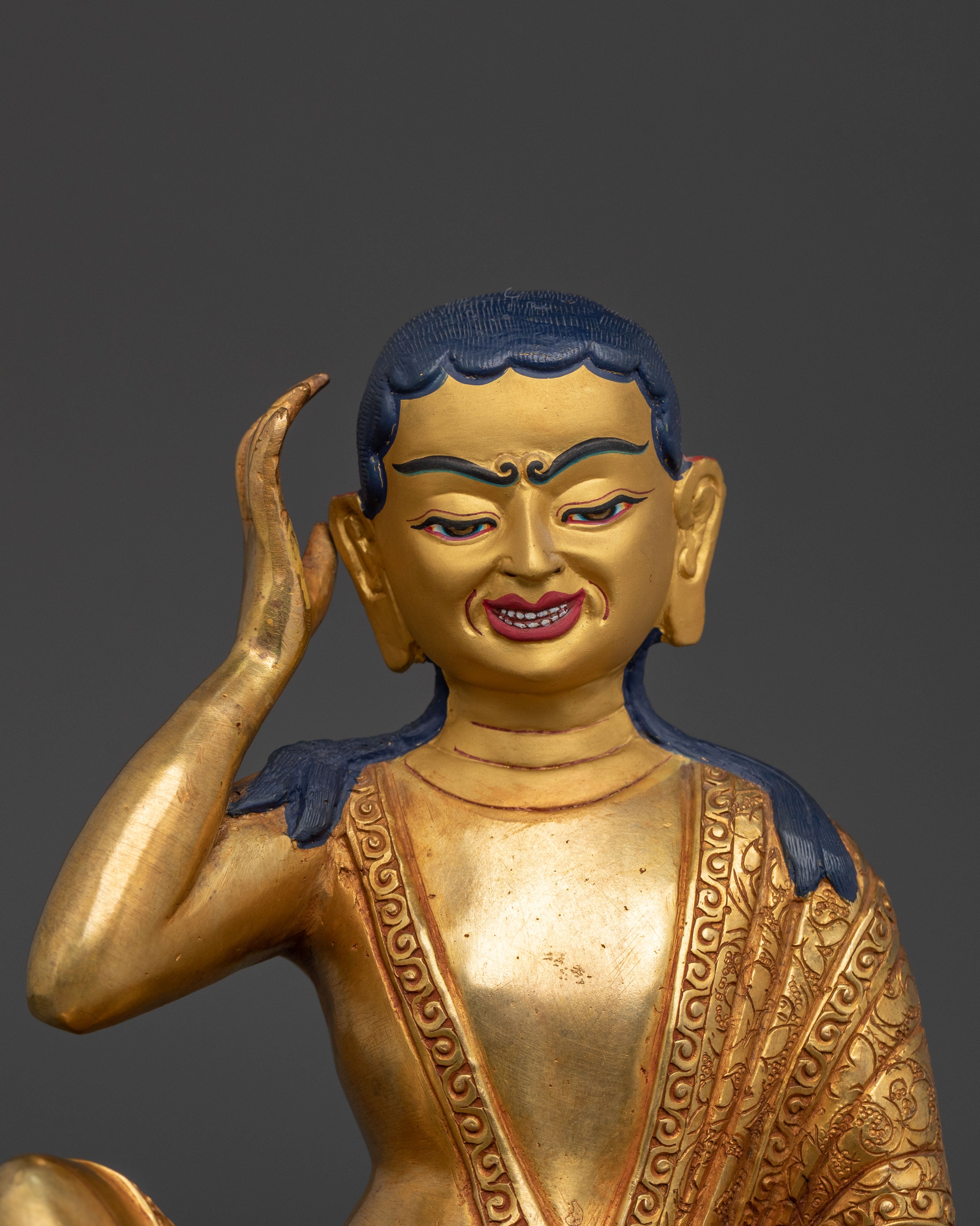 Himalayan Buddhist Master Set | Sacred Tibetan Guru Sculpture Collection