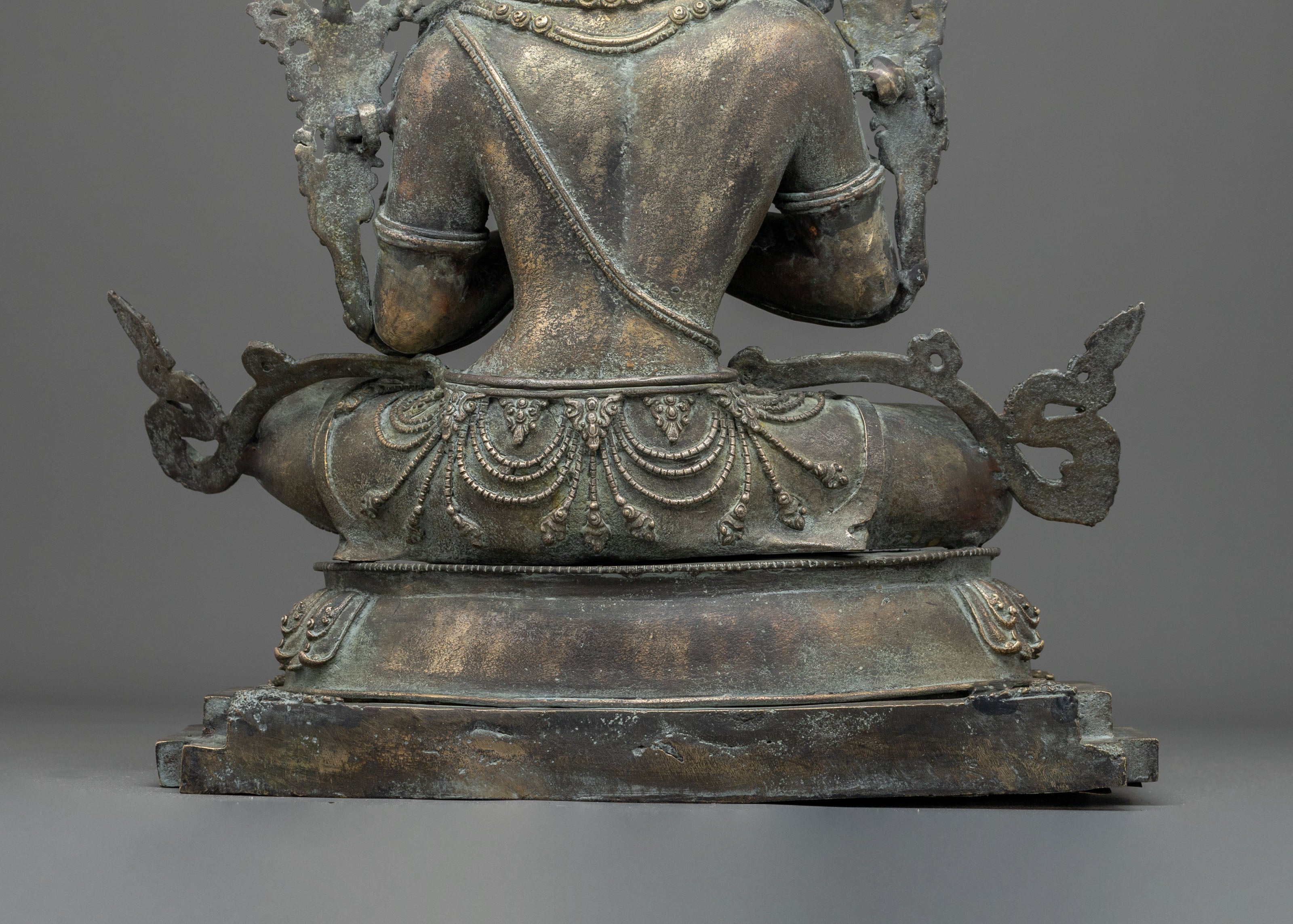 Tikshna Manjushri Spiritual Copper Statue | Antique Finish