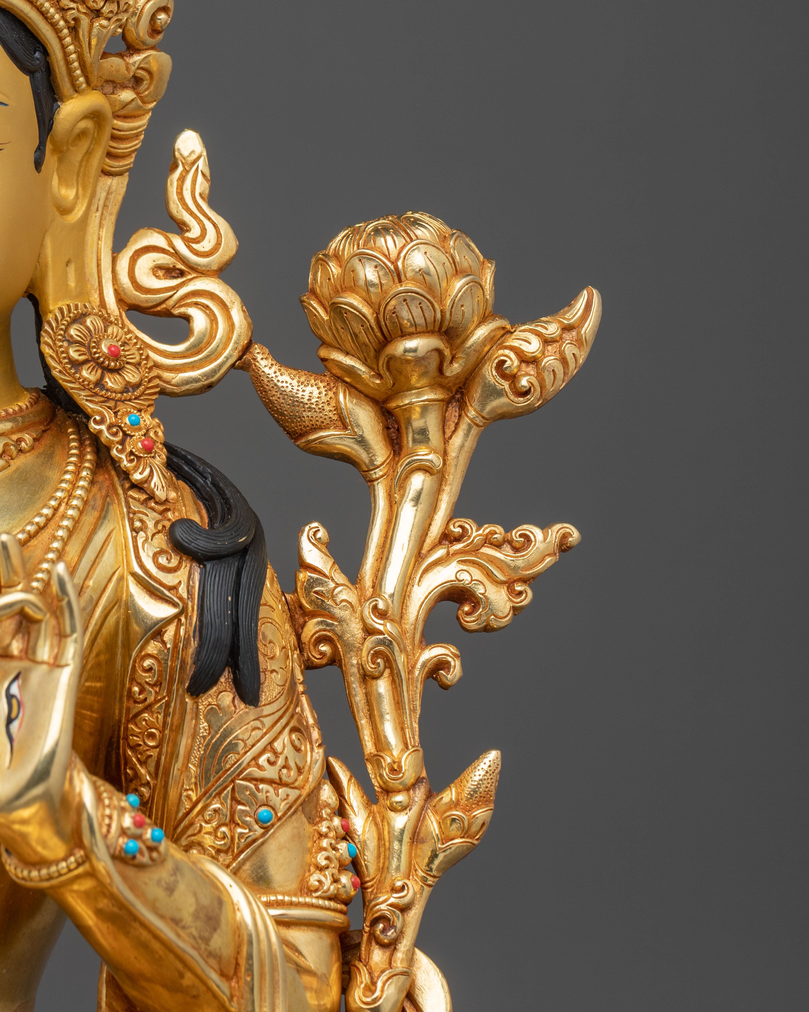 White Tara Spiritual Statue | Sapta Lochani Tara