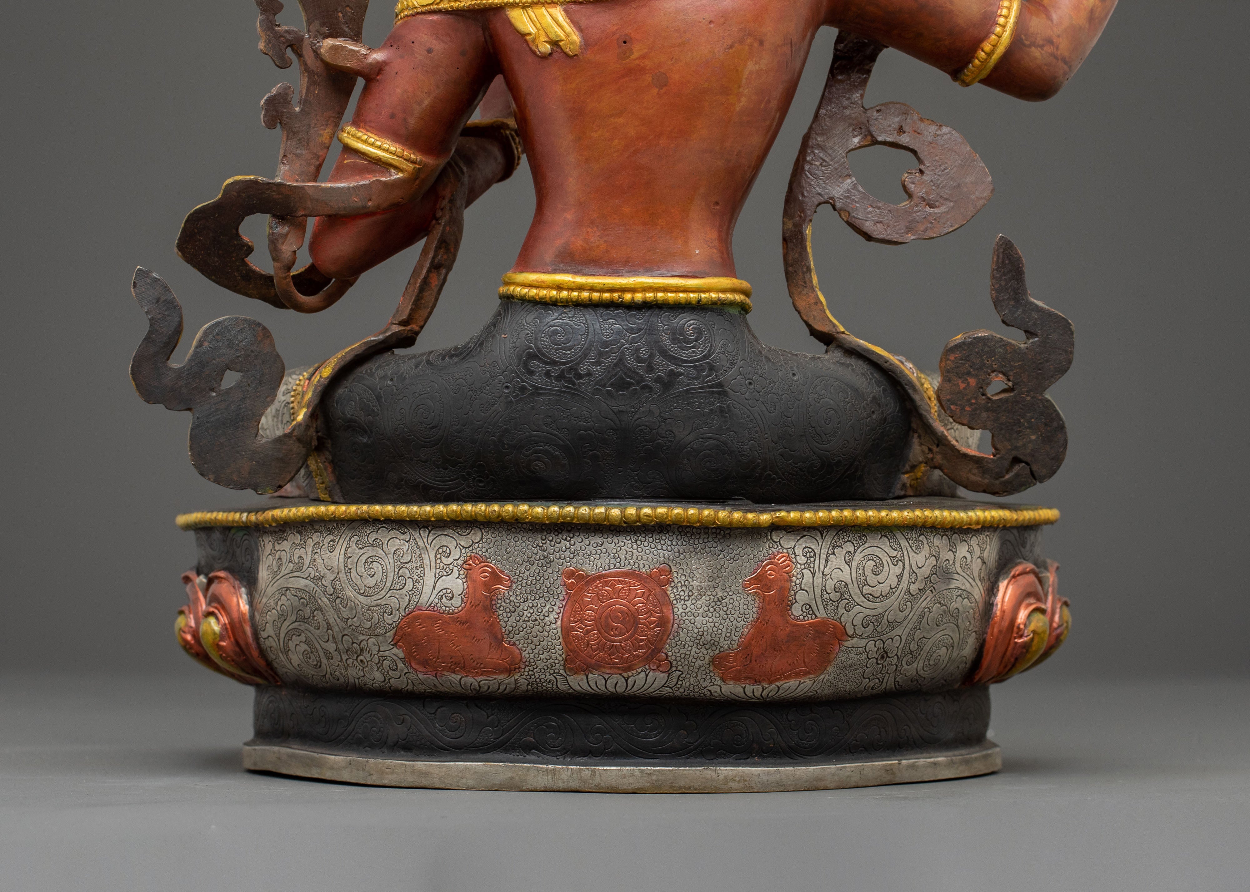 Manjushri Traditional Statue | Meditation Decor