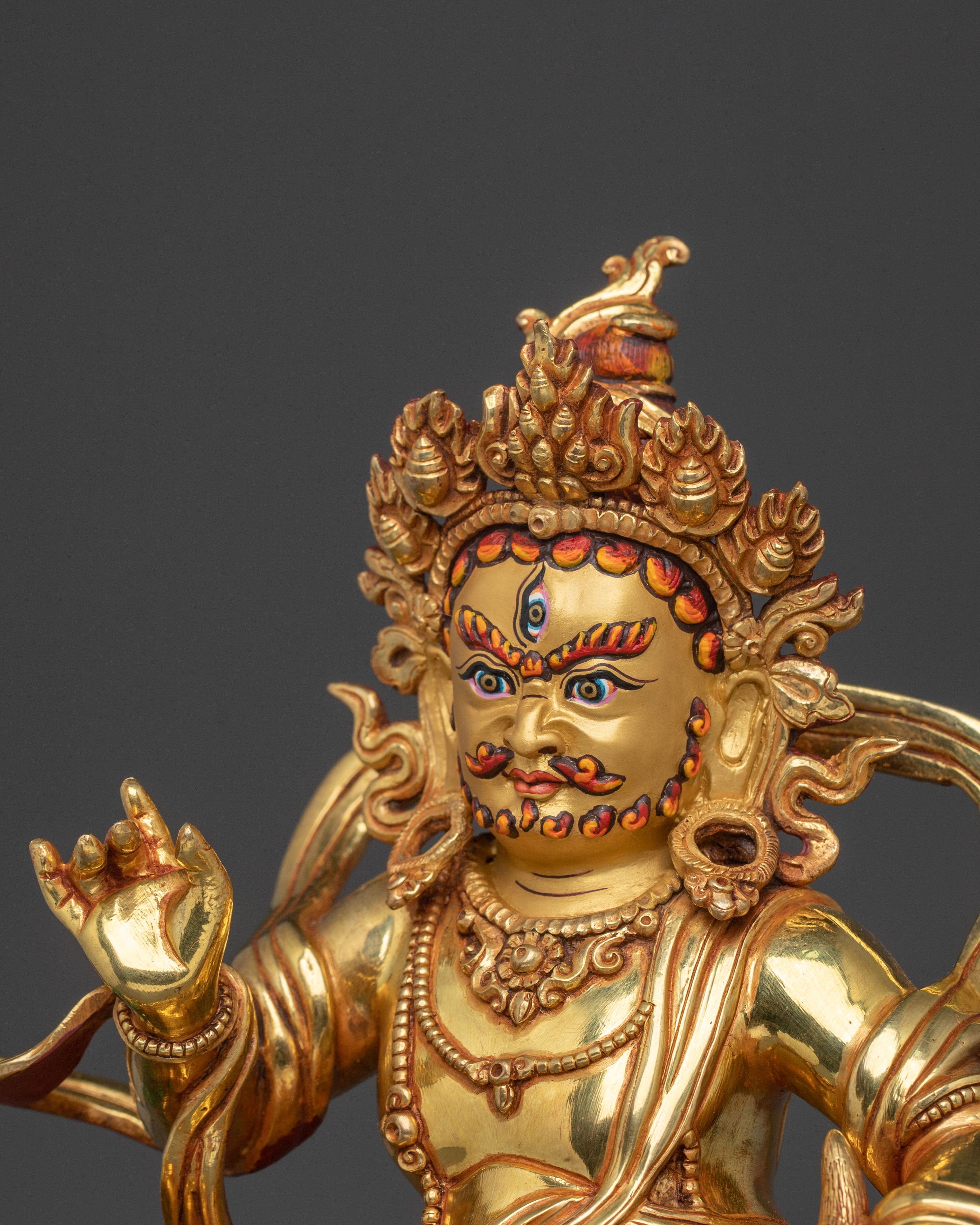 Namtoshe Statue | Tibetan Wealth Deity
