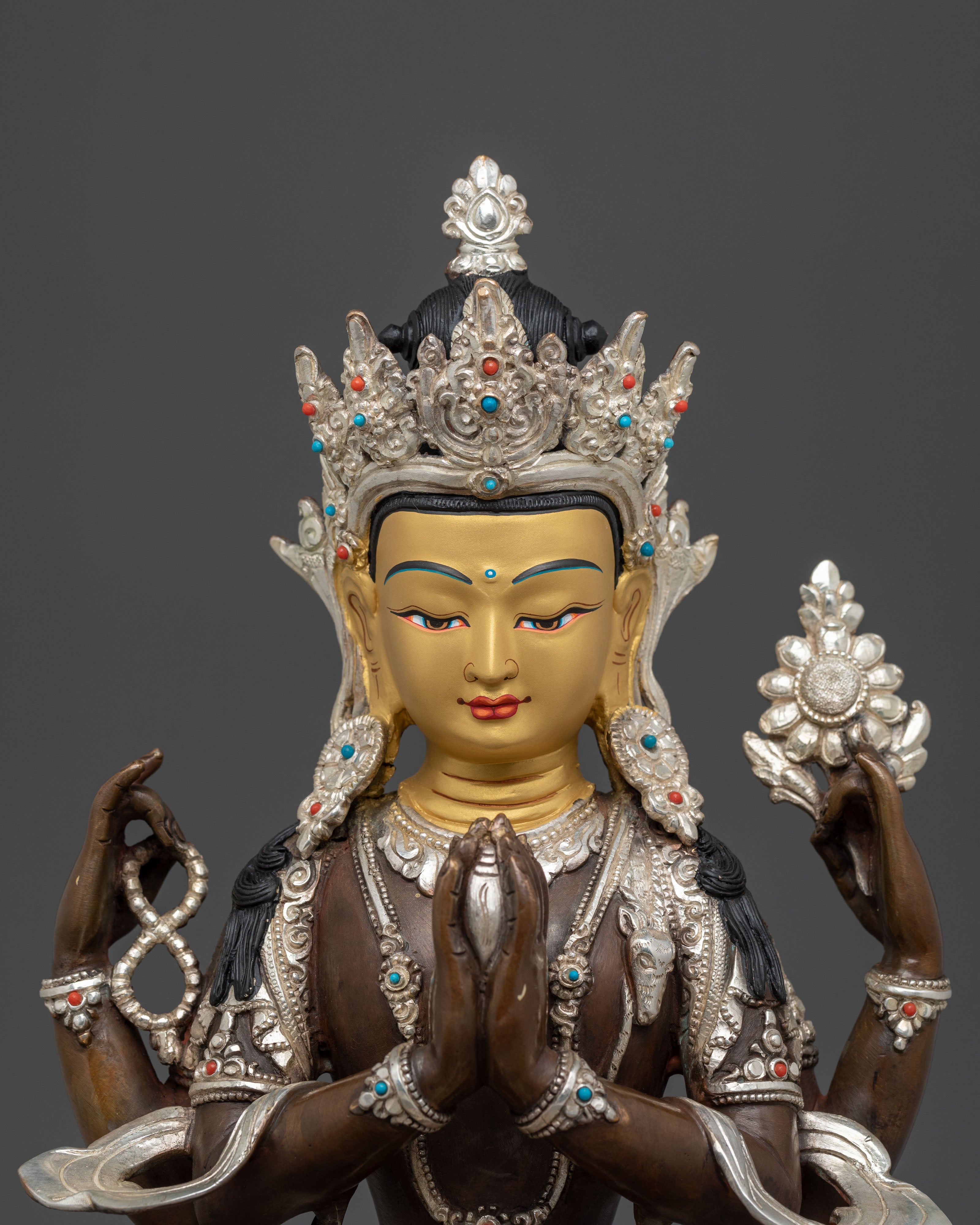 Sacred Chenrezig Statue | Tibetan Buddhist Deity