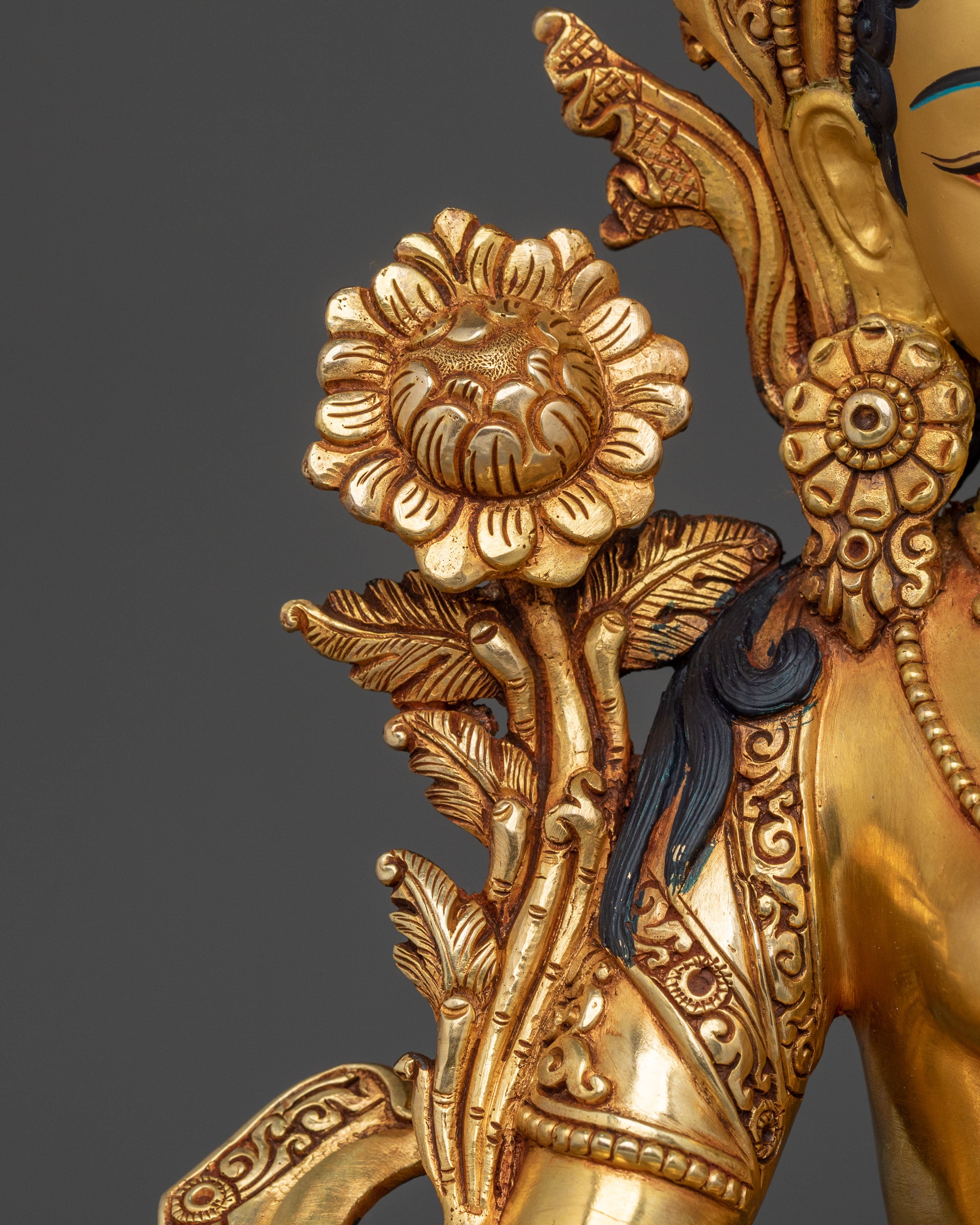 White Tara Divine Sculpture | Goddess of Compassion and Protection
