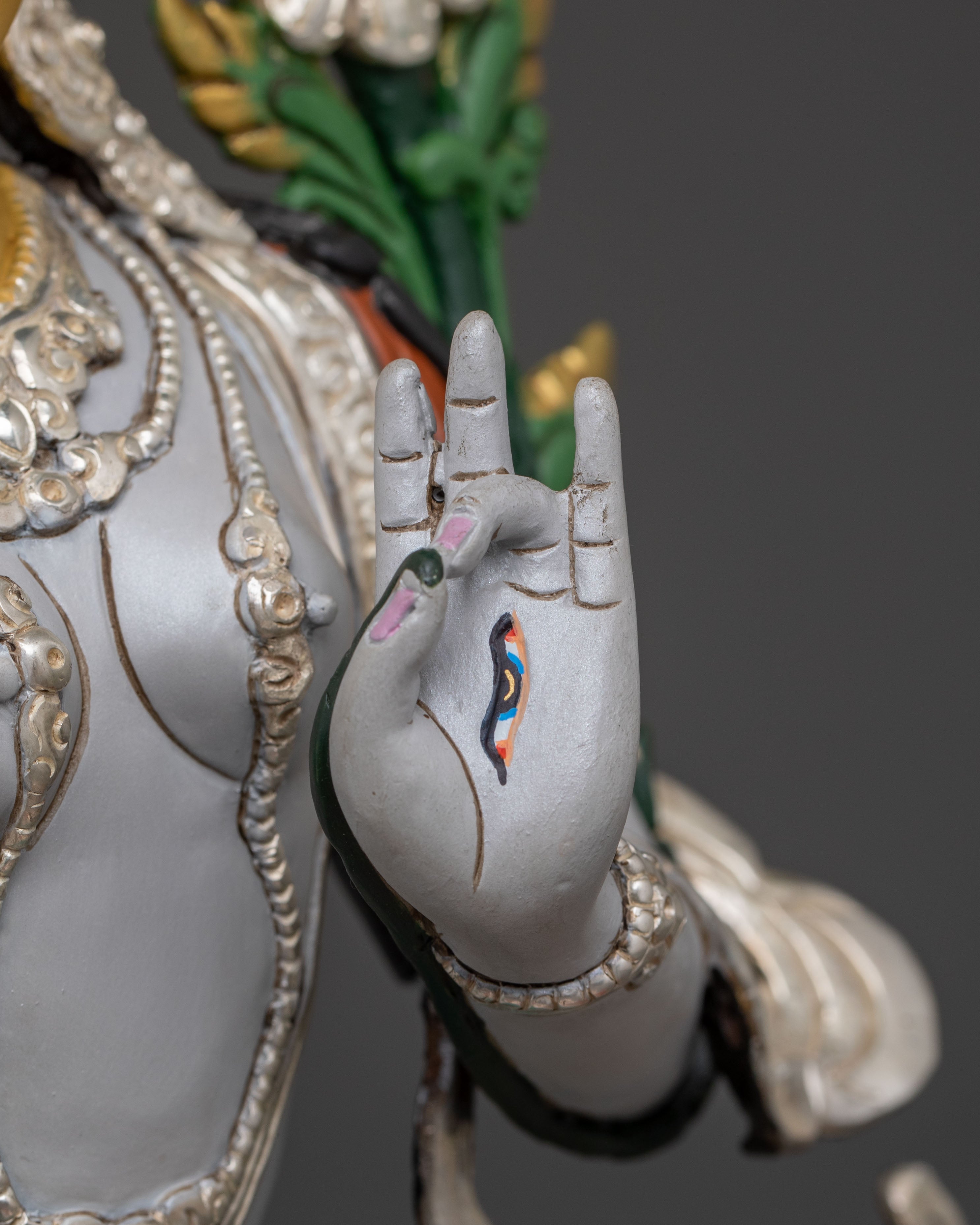 White Tara Statue | Tibetan Buddhist Guardian