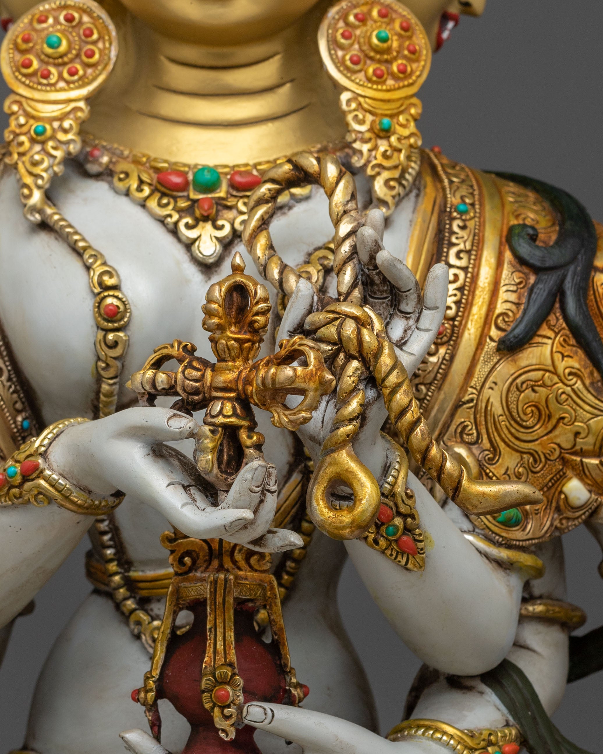Three Face Dakini Namgyalma Statue | Goddess of Longevity and Purification