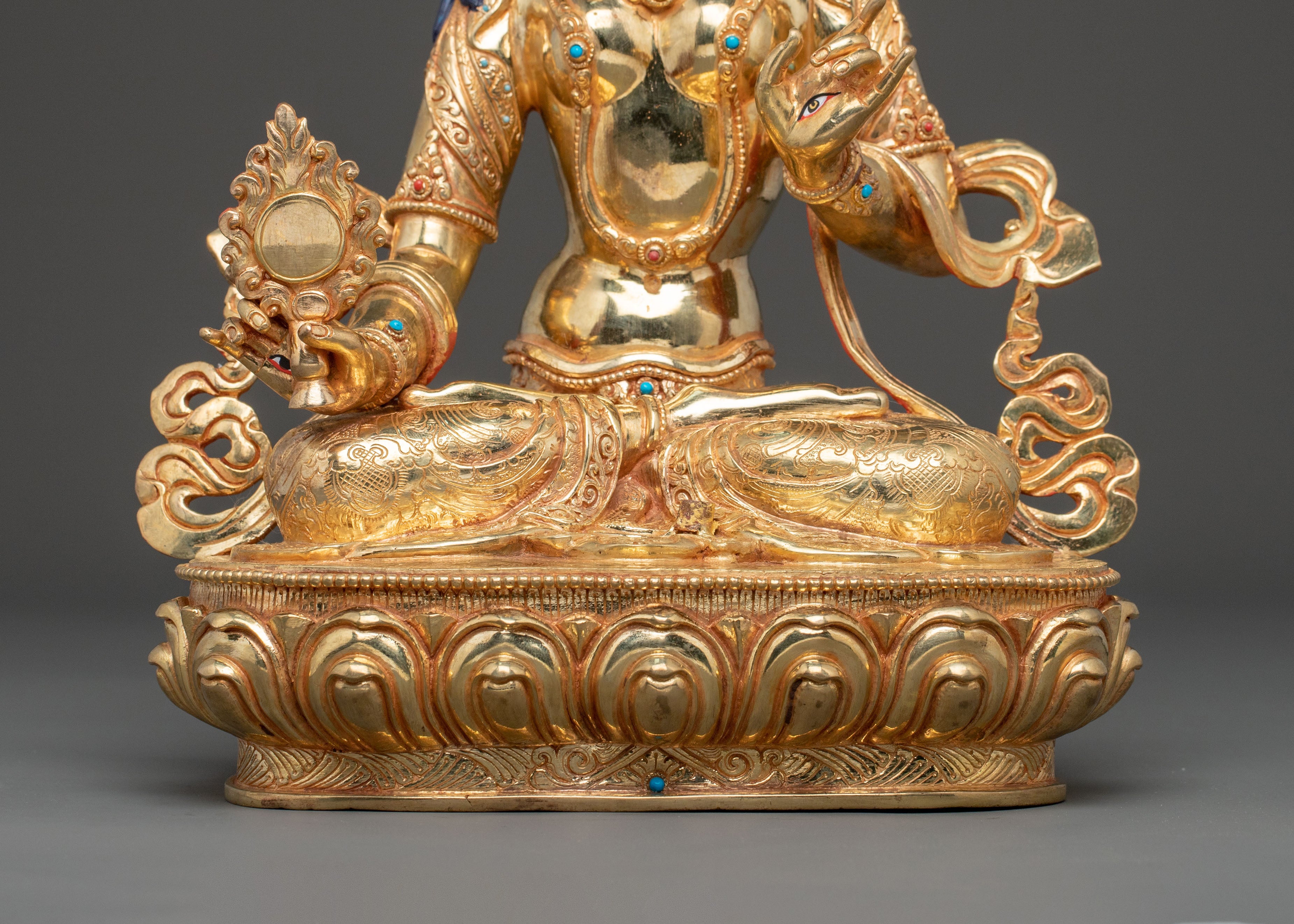 Dukar Golden Statue | Meditation Figure