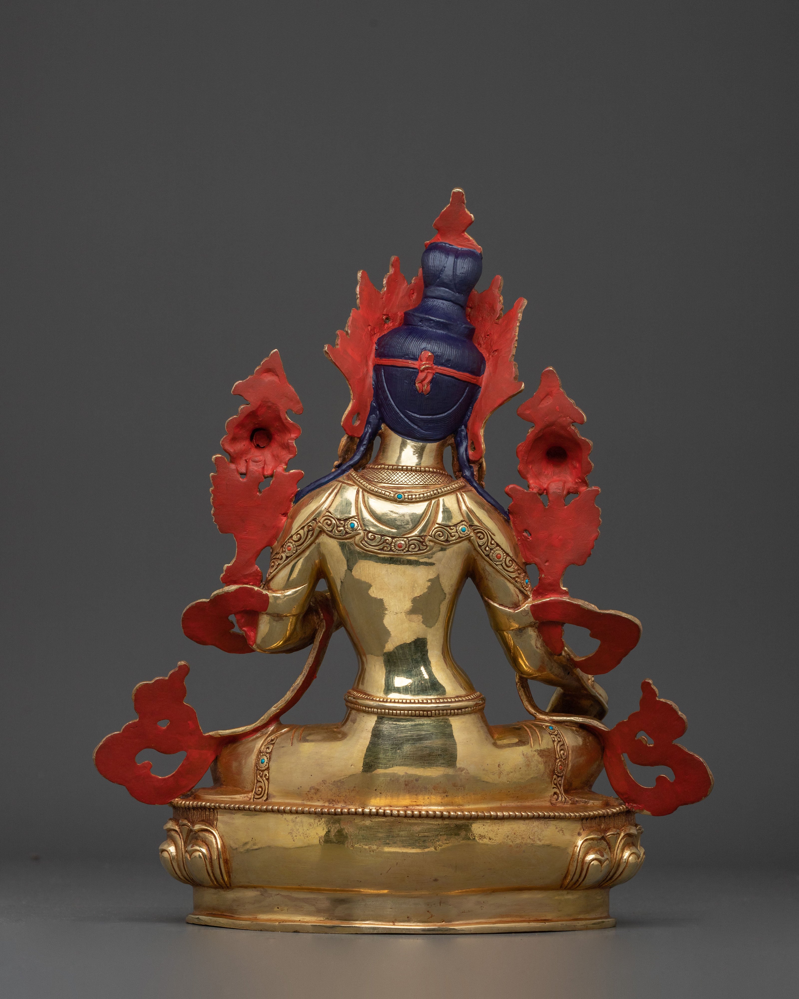 Green Tara Spiritual Decor Statue | Meditation Altar Decor