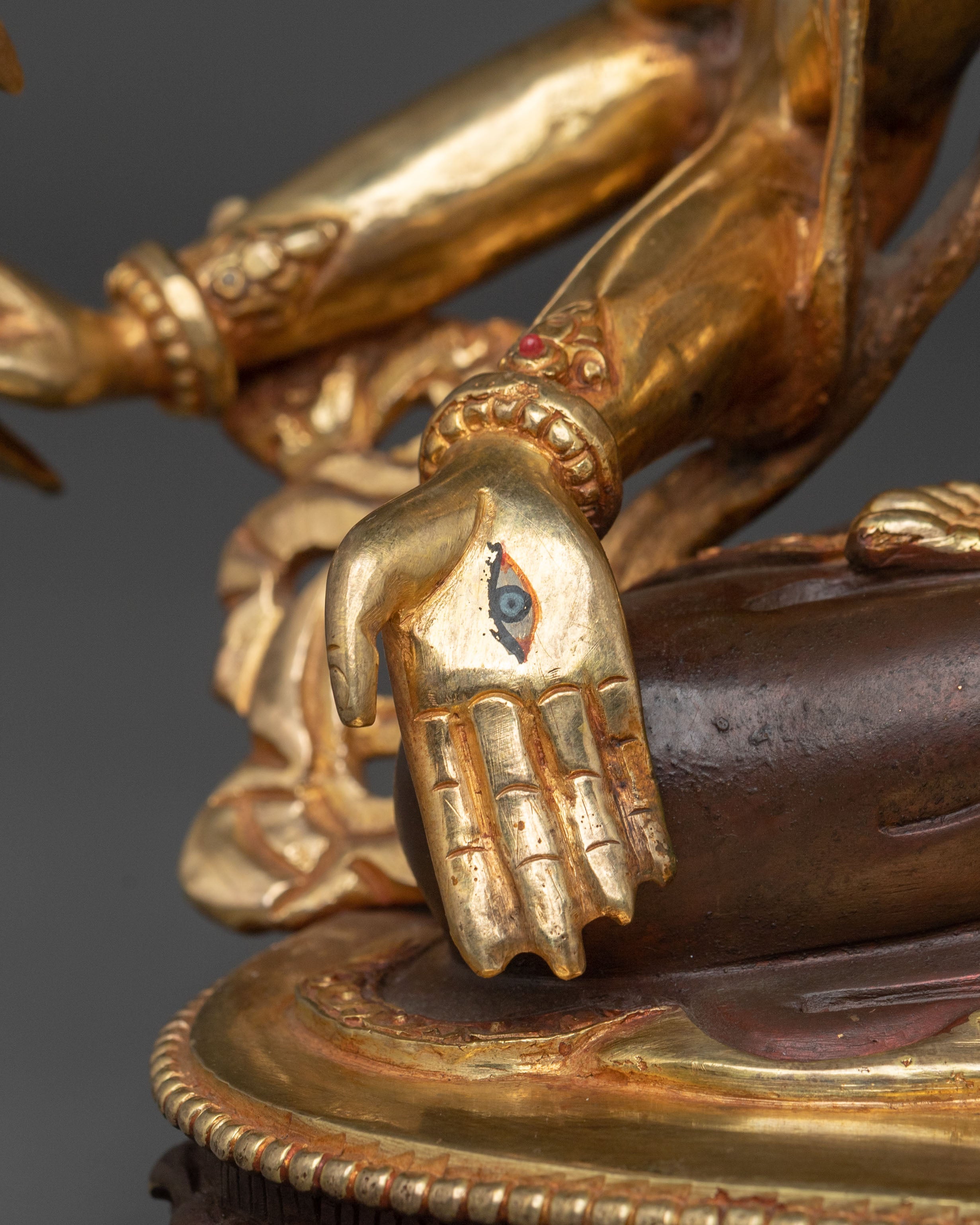 Dakini Namgyalma Statue | 24K Gold Gilded Figurine