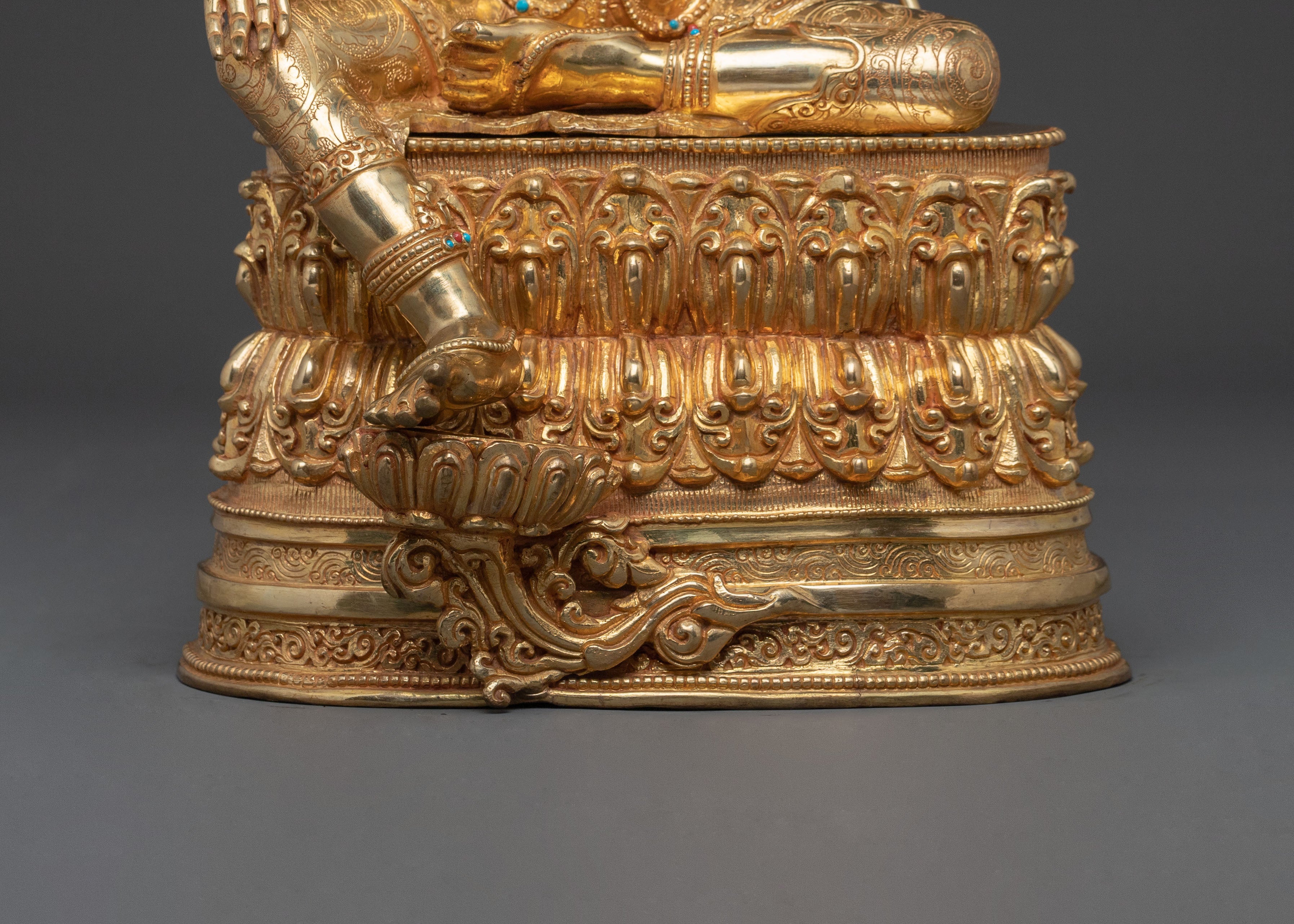 Syama Tara Handcrafted Statue – Exquisite 24K Gold Gilded